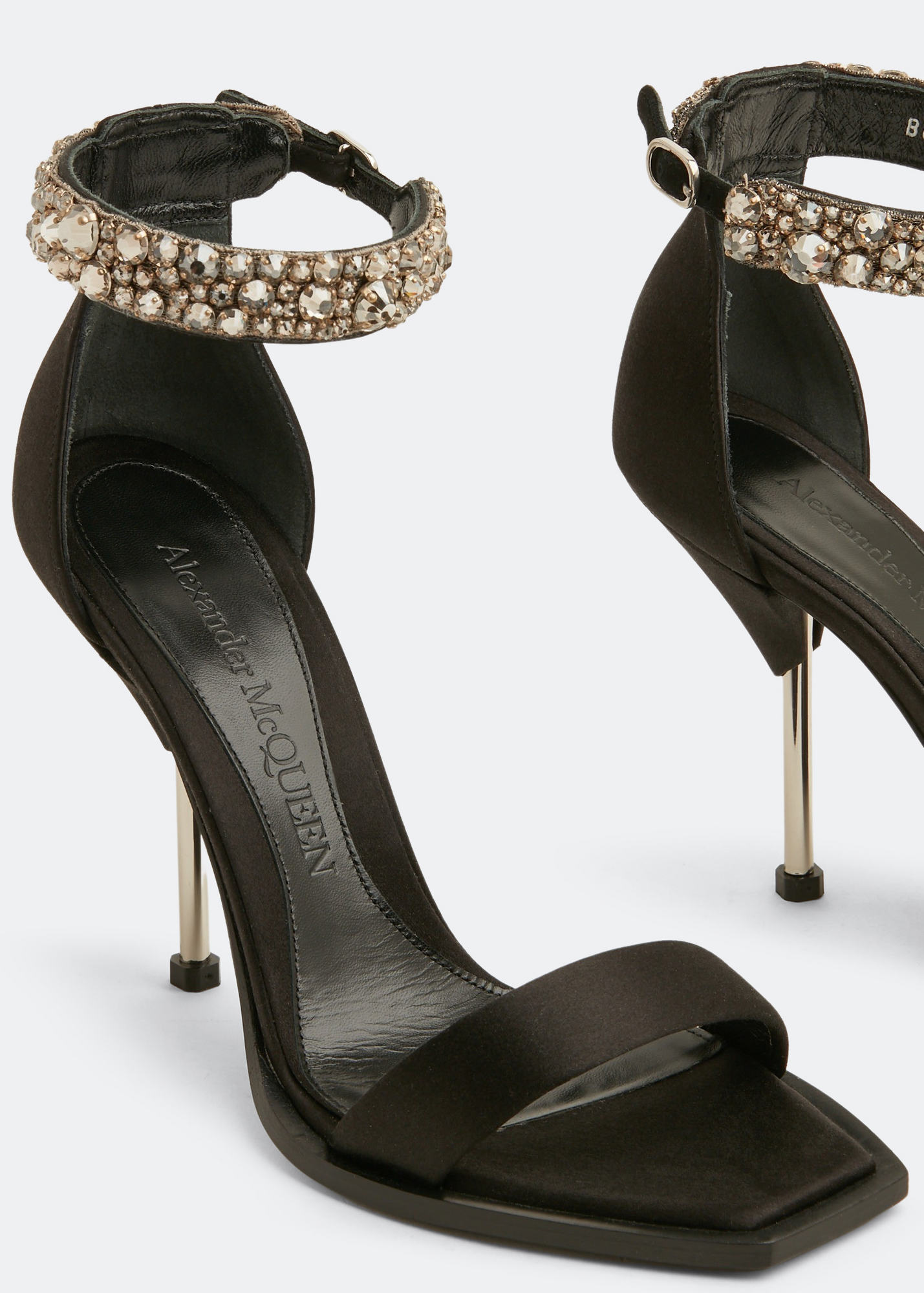 

Double strap sandals, Black