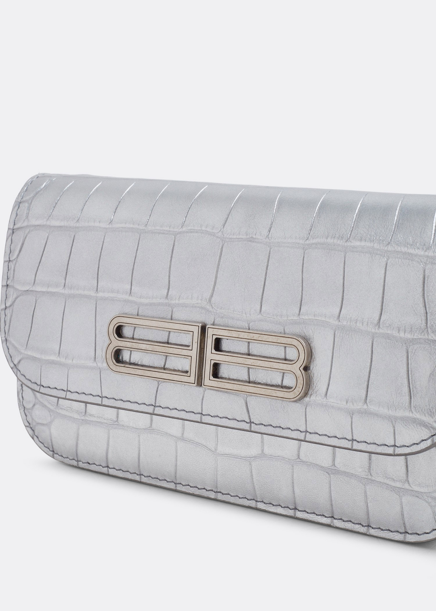 

Gossip chain wallet, Silver