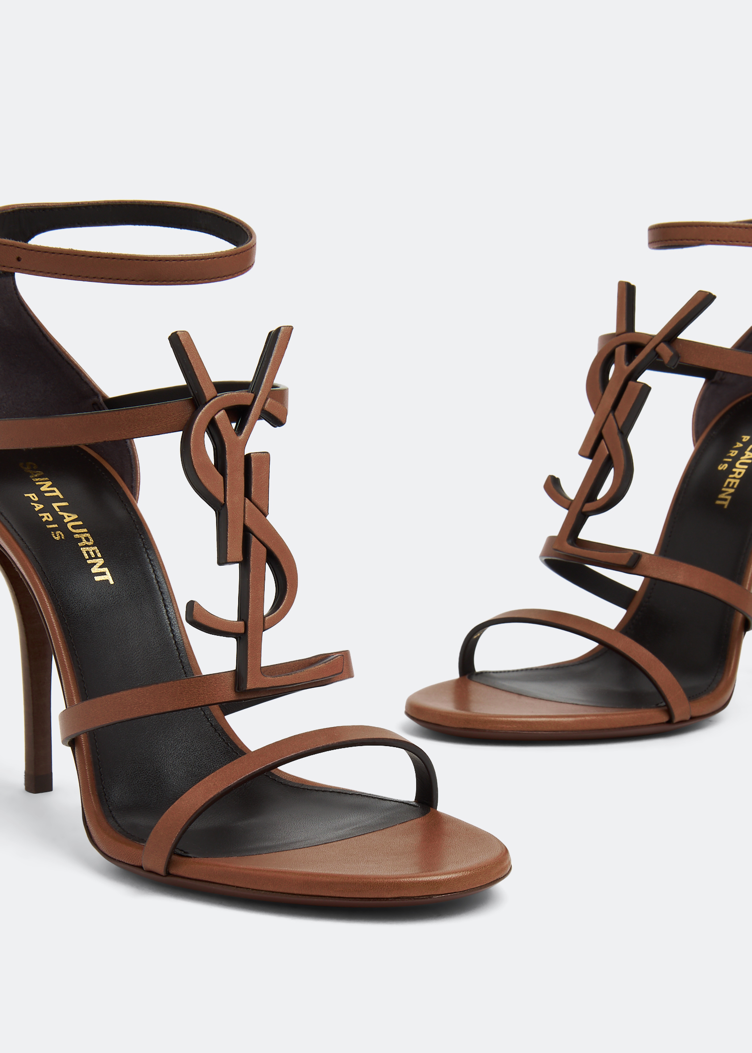 

Cassandra leather sandals, Brown