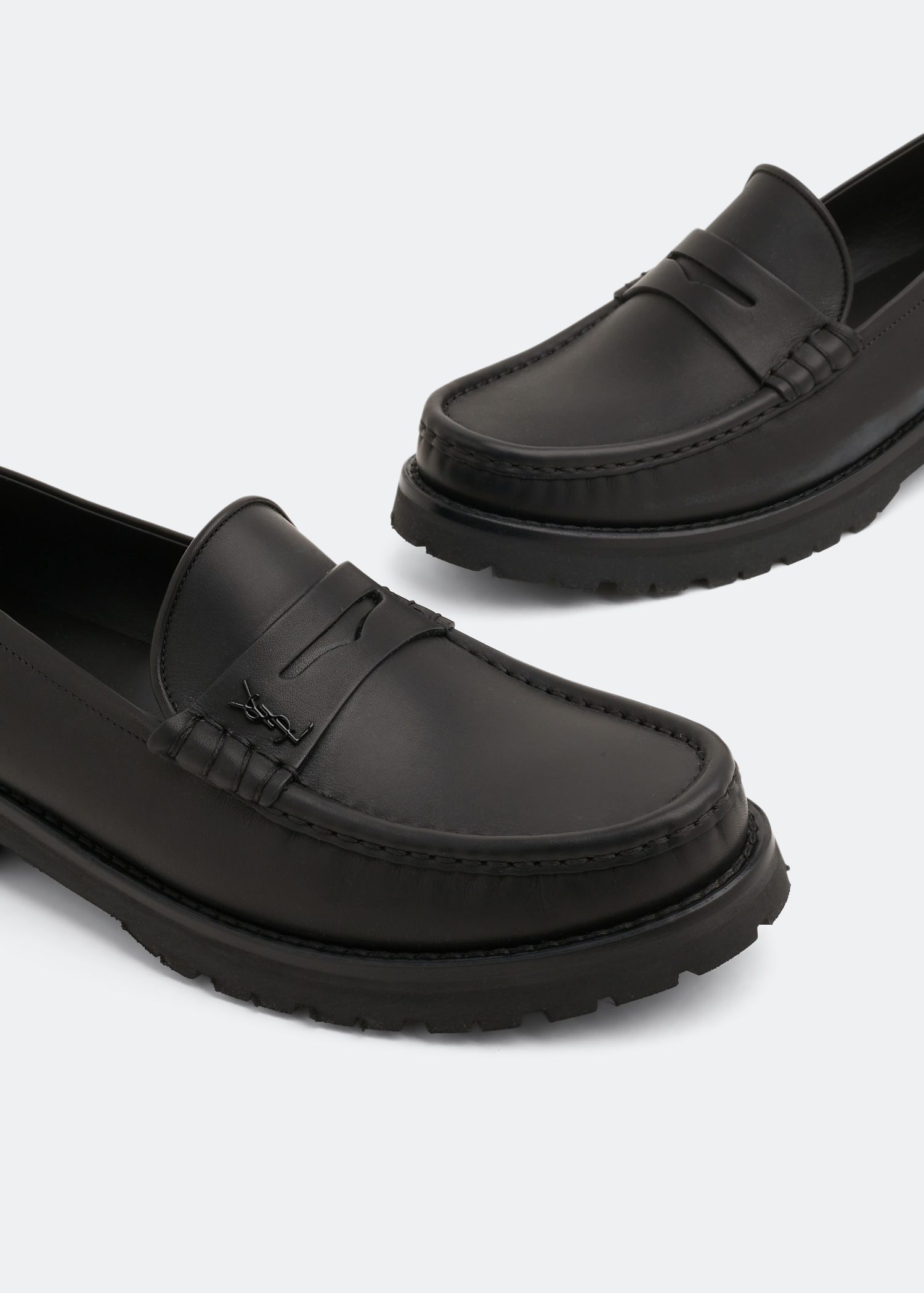 

Le Monogram penny loafers, Black
