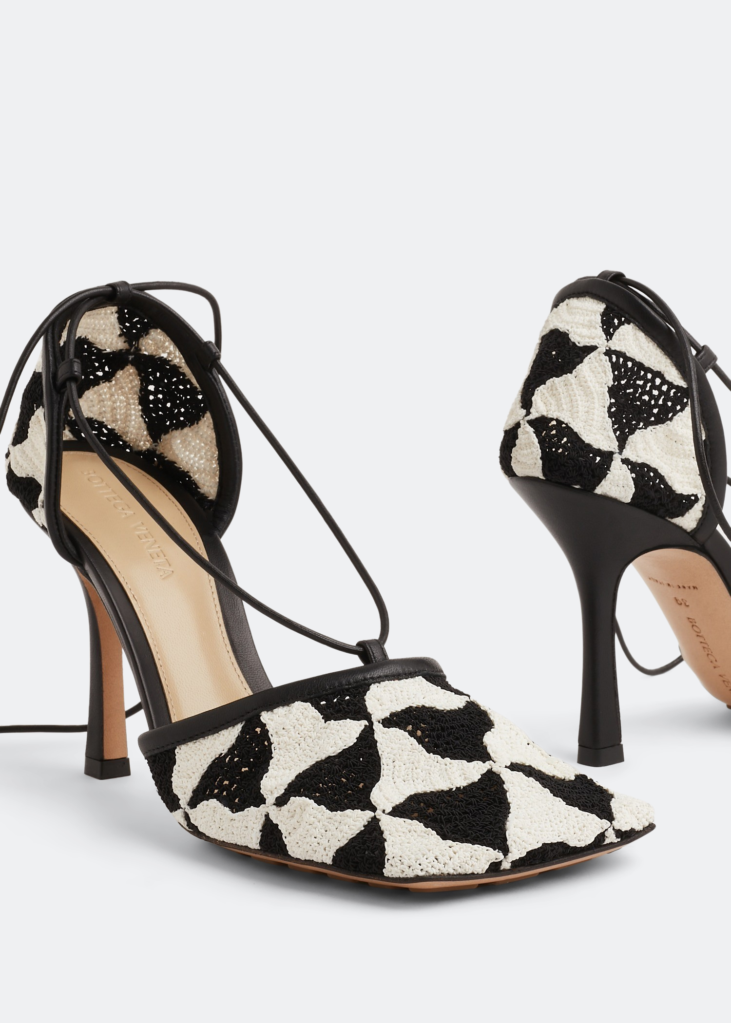 

Stretch sandals, Black