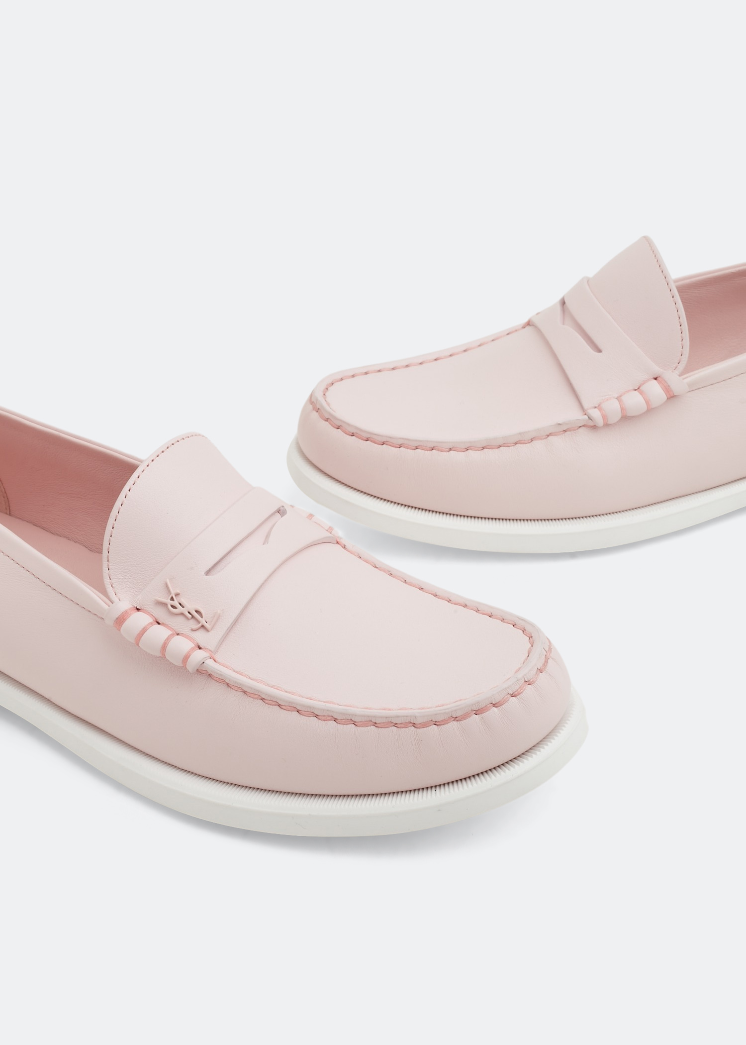 

Le Monogram penny loafers, Pink