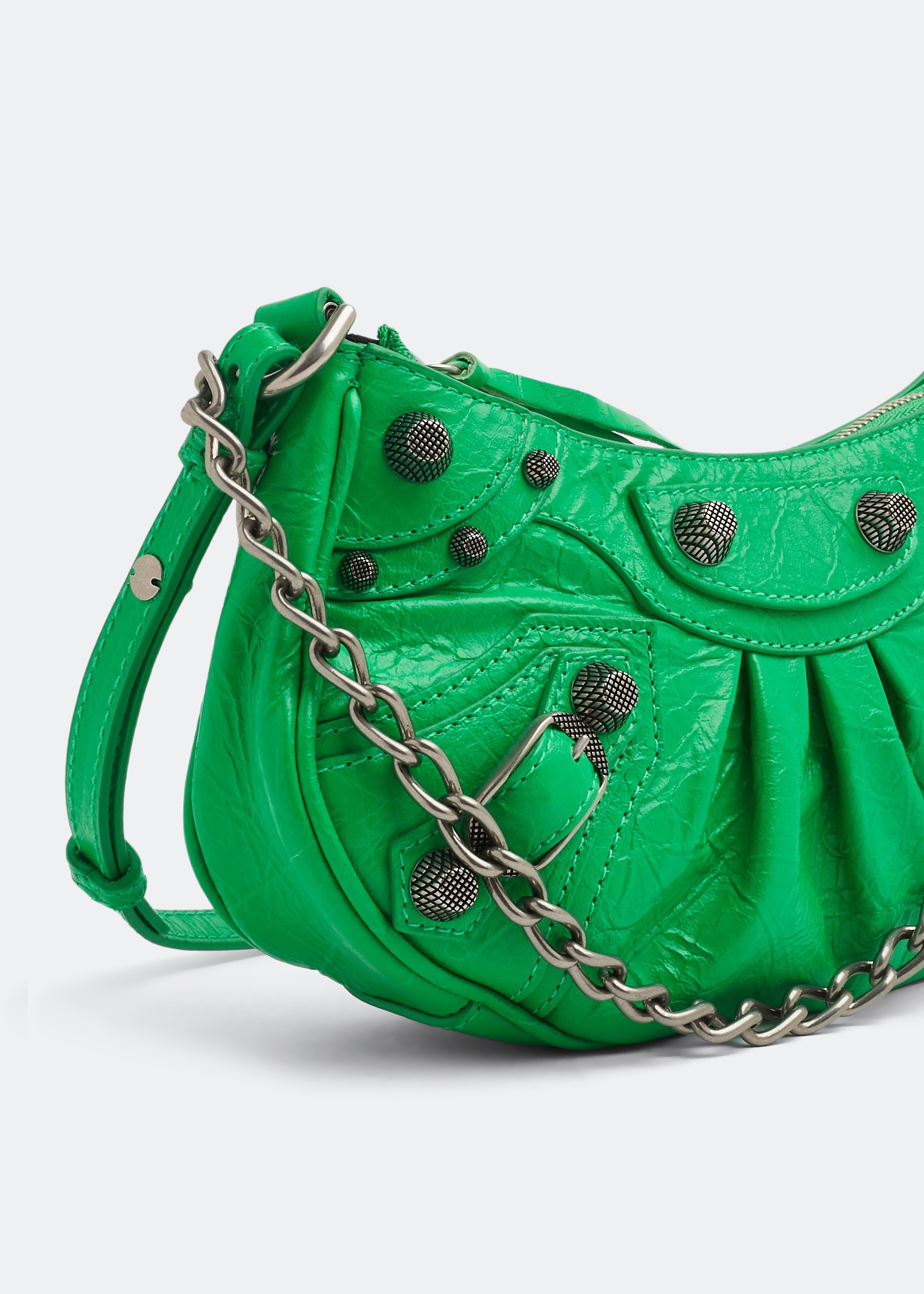 

Le Cagole mini chain bag, Green