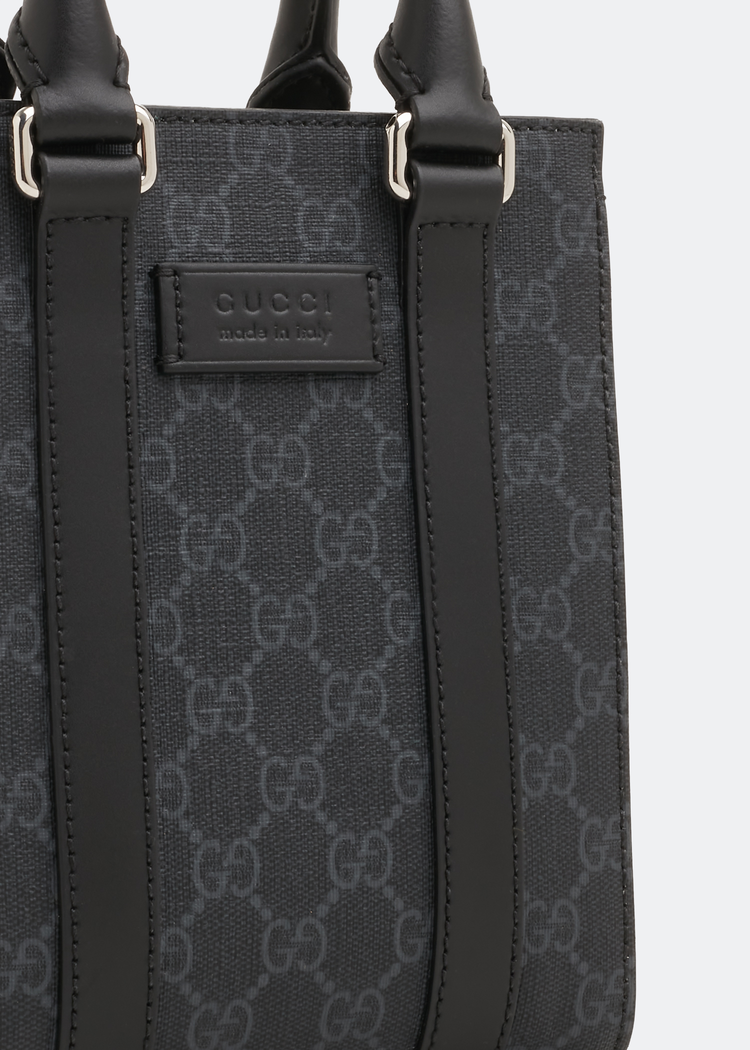

GG Supreme mini tote bag, Black