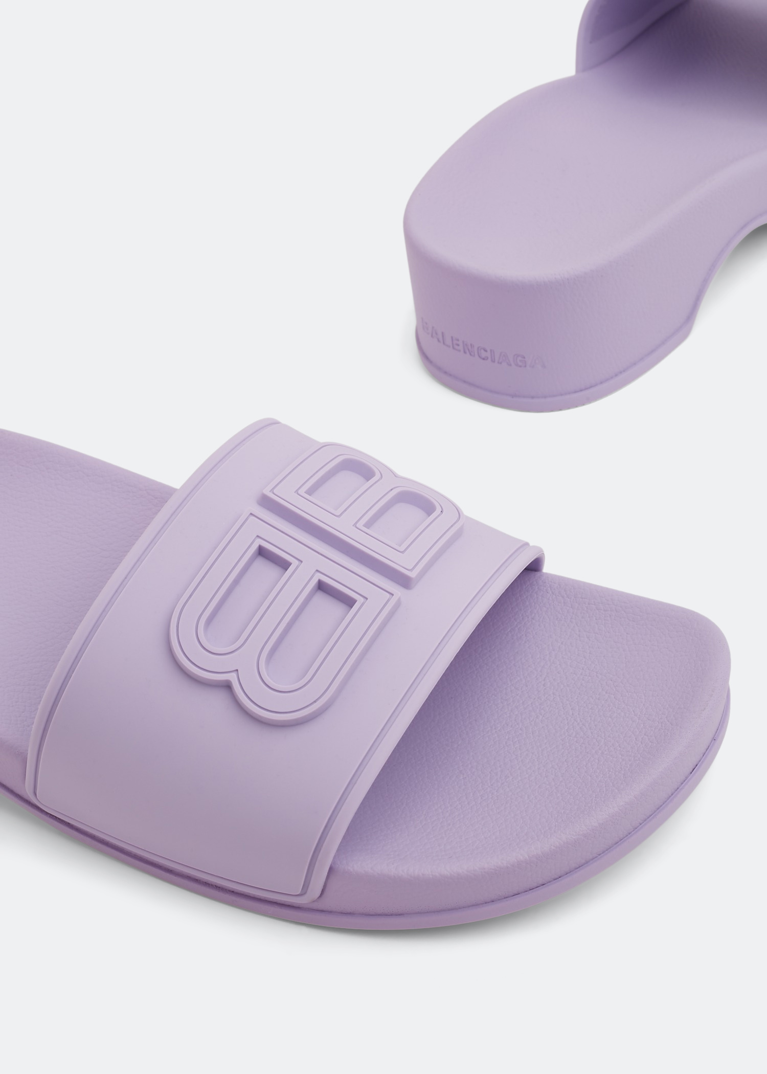 

Pool clog slide sandals, Purple
