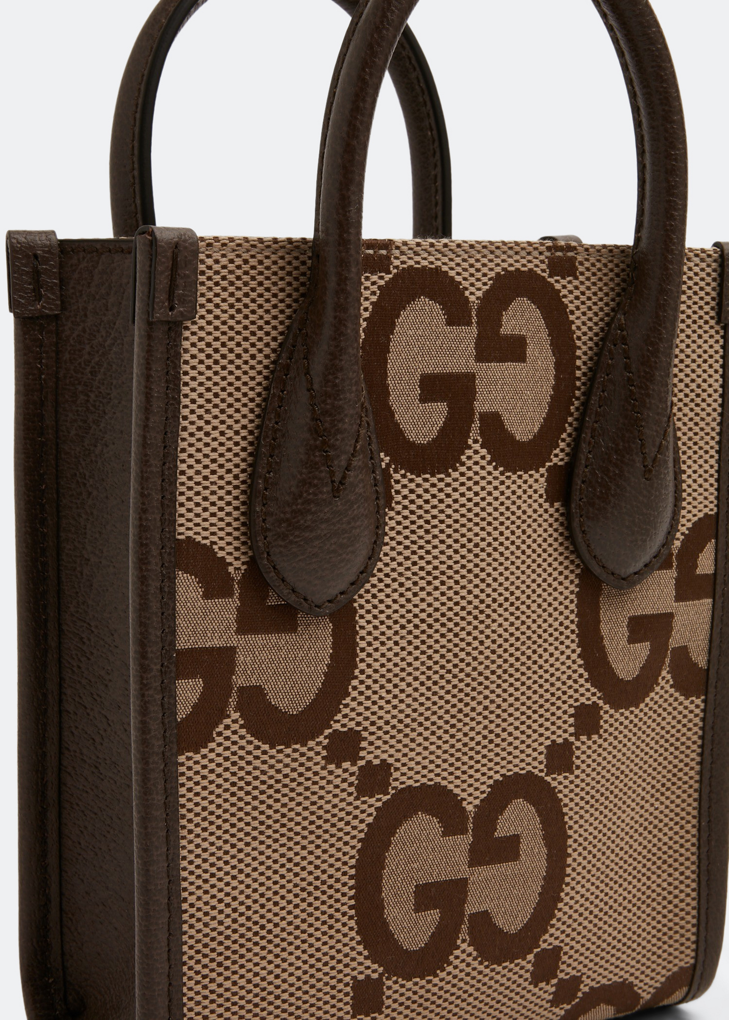 

Jumbo GG mini tote bag, Brown