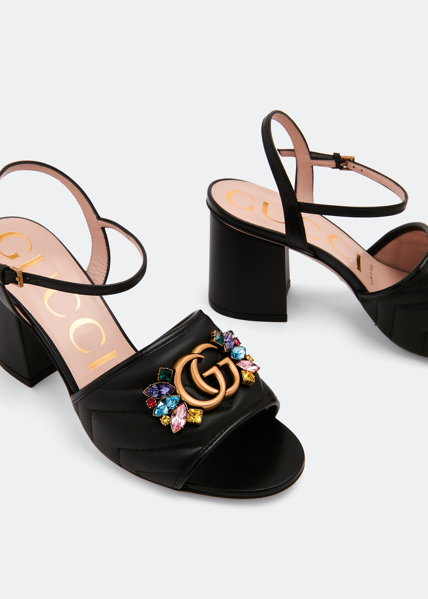 

Double G sandals, Black