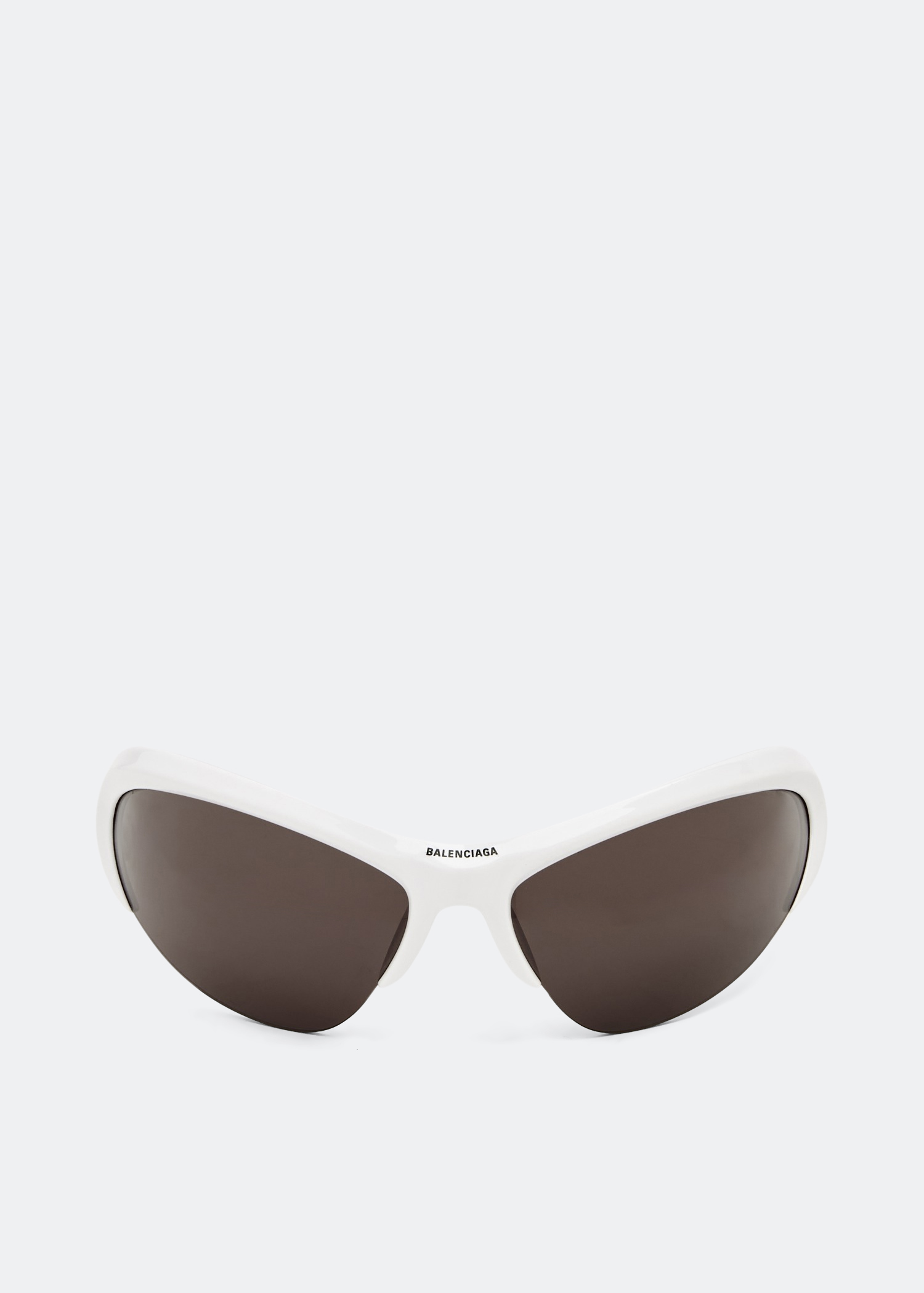 Balenciaga Wire Sunglasses in Shiny White | FWRD