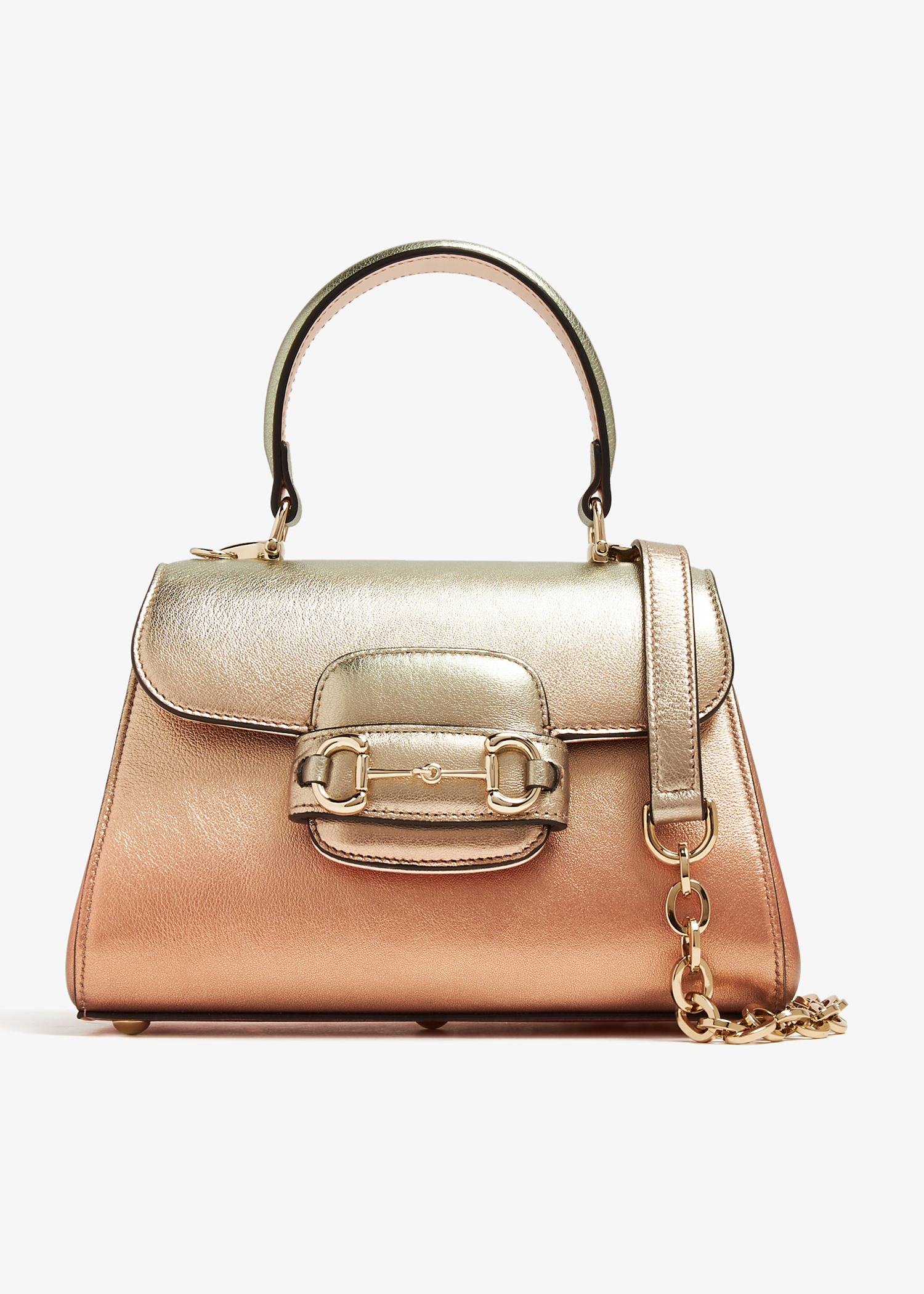

Horsebit 1955 mini top handle bag, Metallic