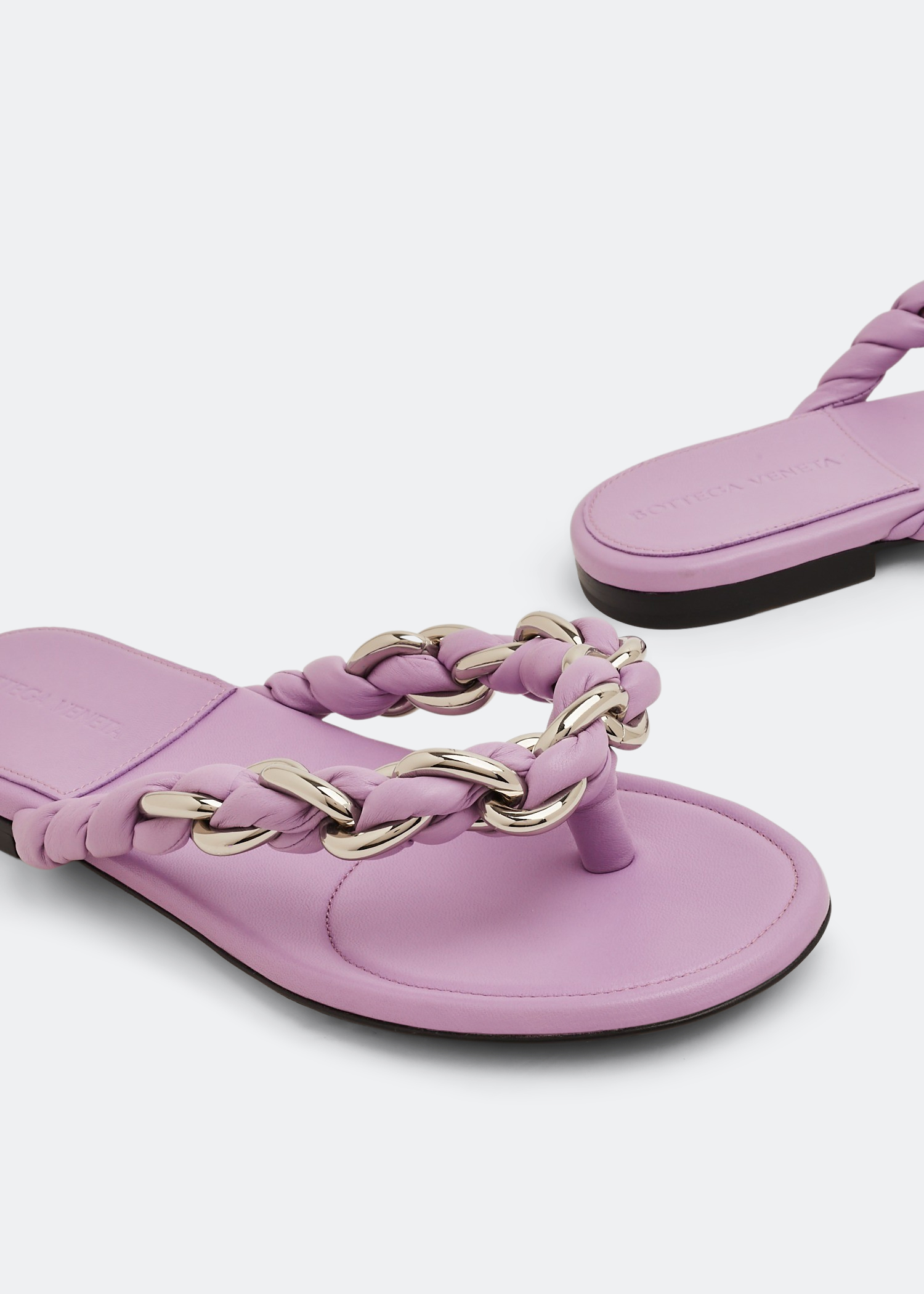 

Dot sandals, Purple