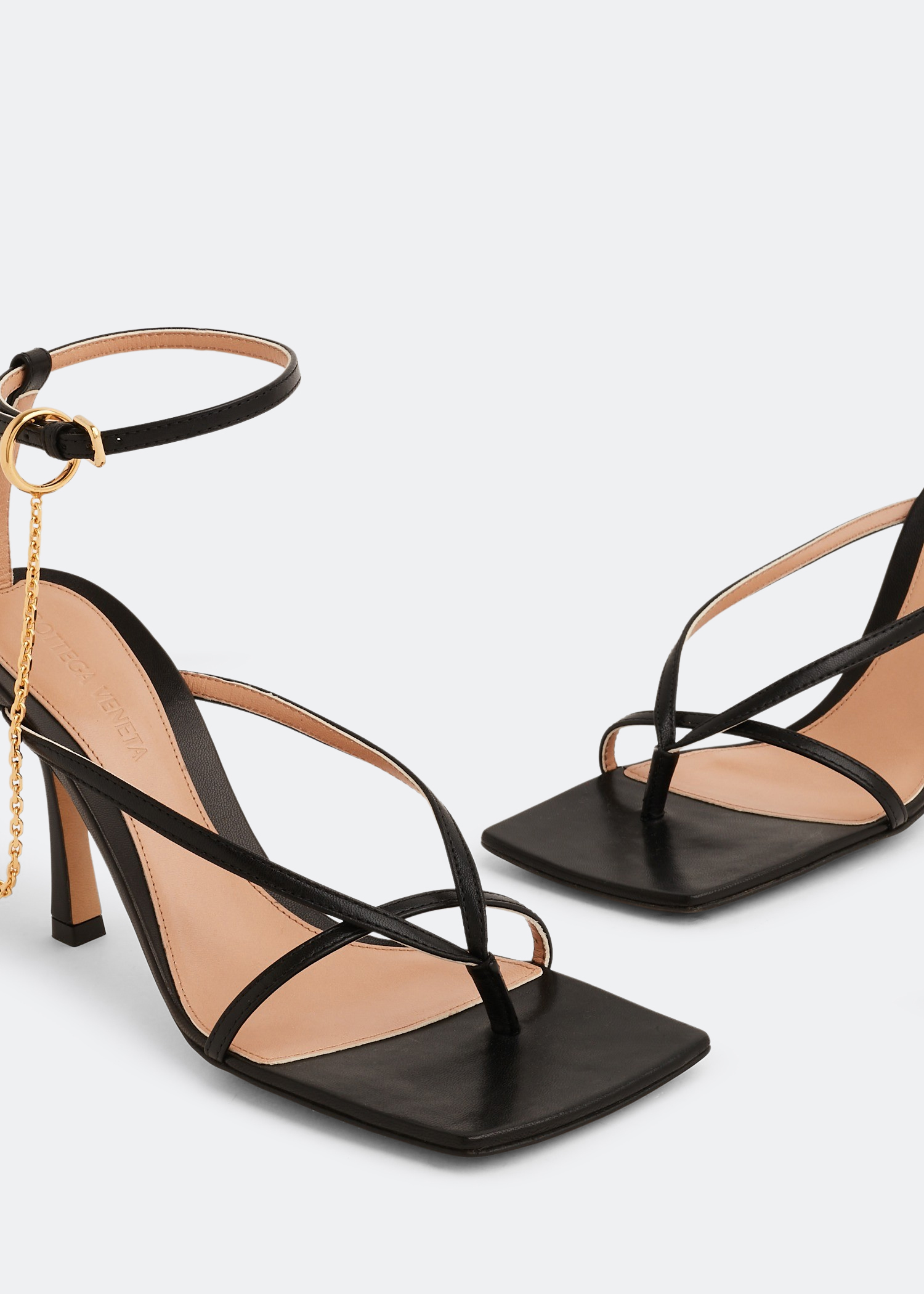 

Stretch sandals, Black