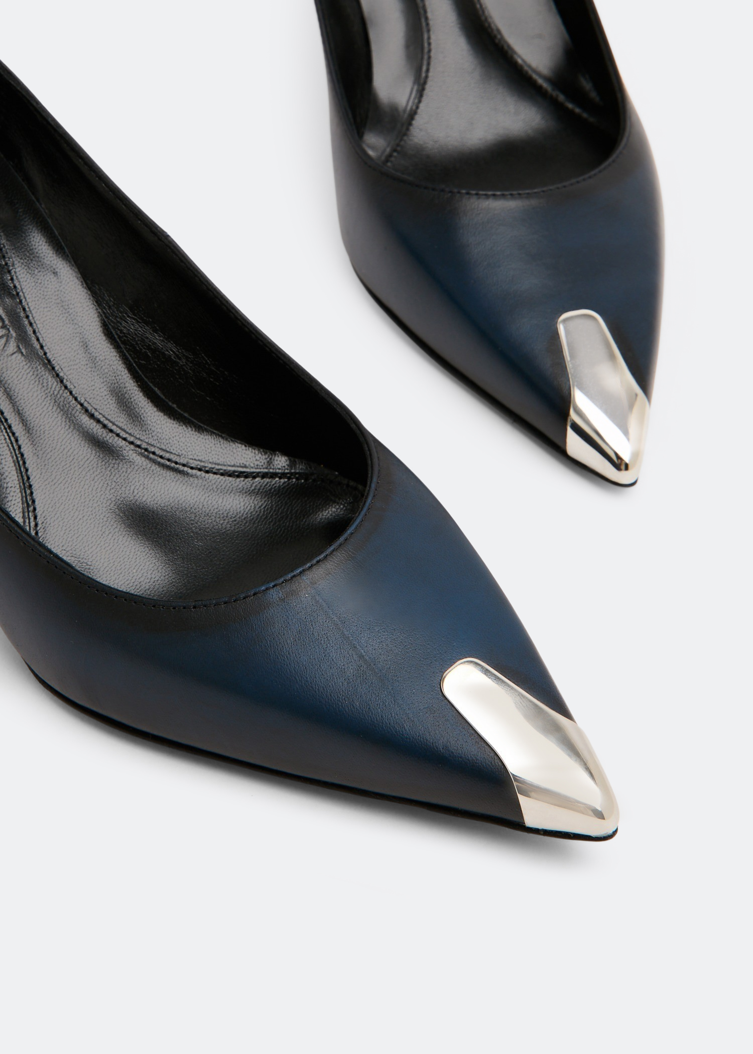 

Punk buckle pumps, Blue