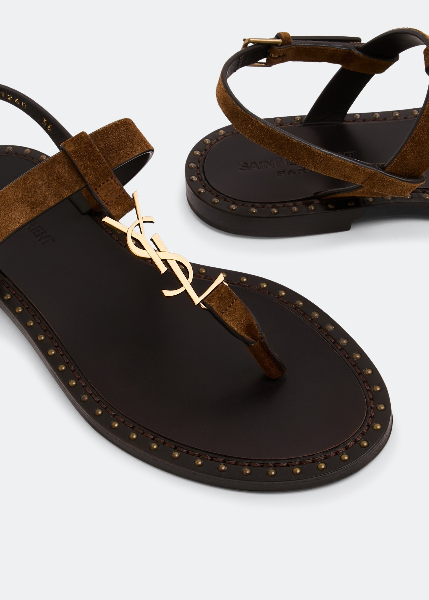 

Cassandra flat sandals, Brown