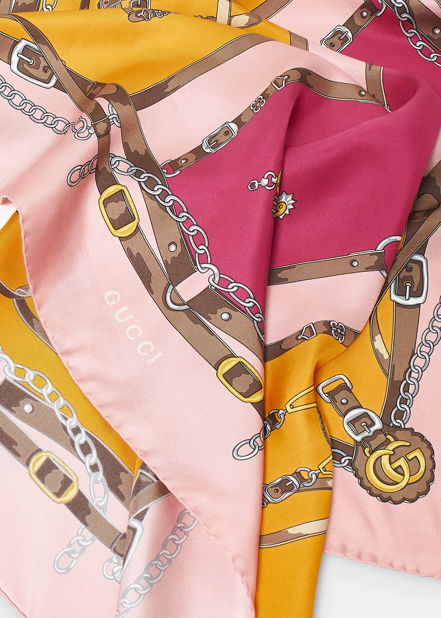 

Harness Double G print scarf, Prints