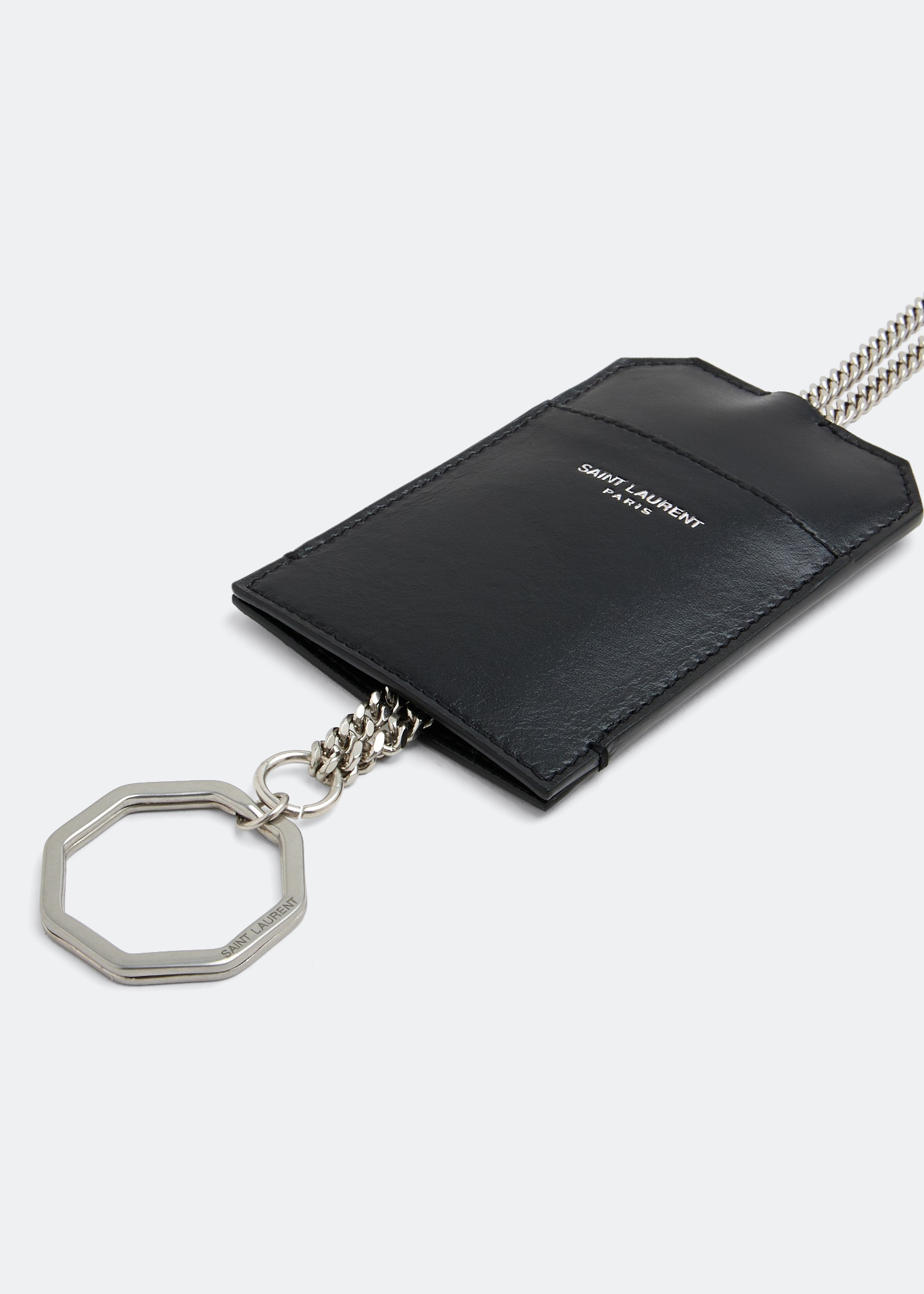 

Chain card case, Black
