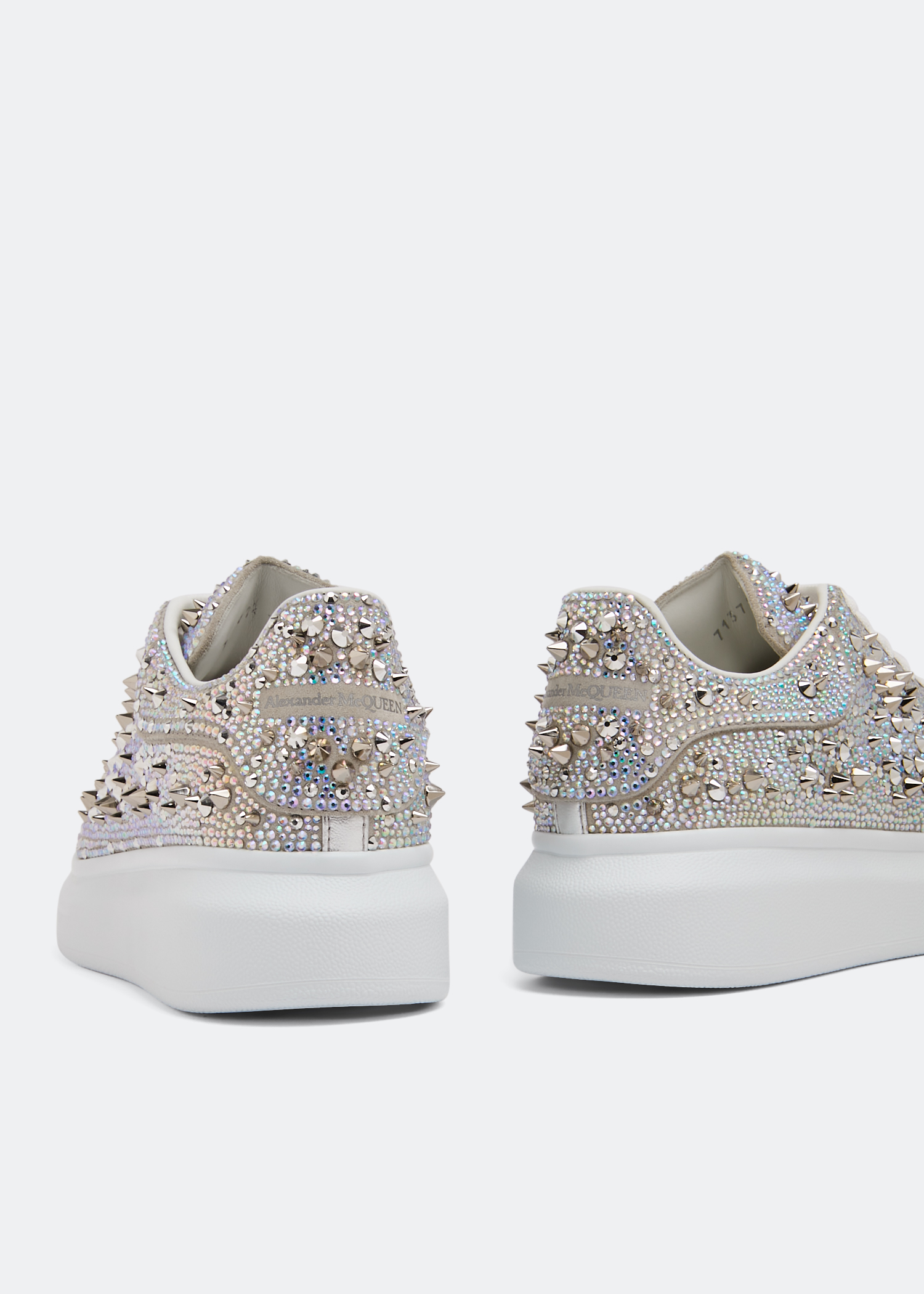 

Oversized sneakers, Metallic