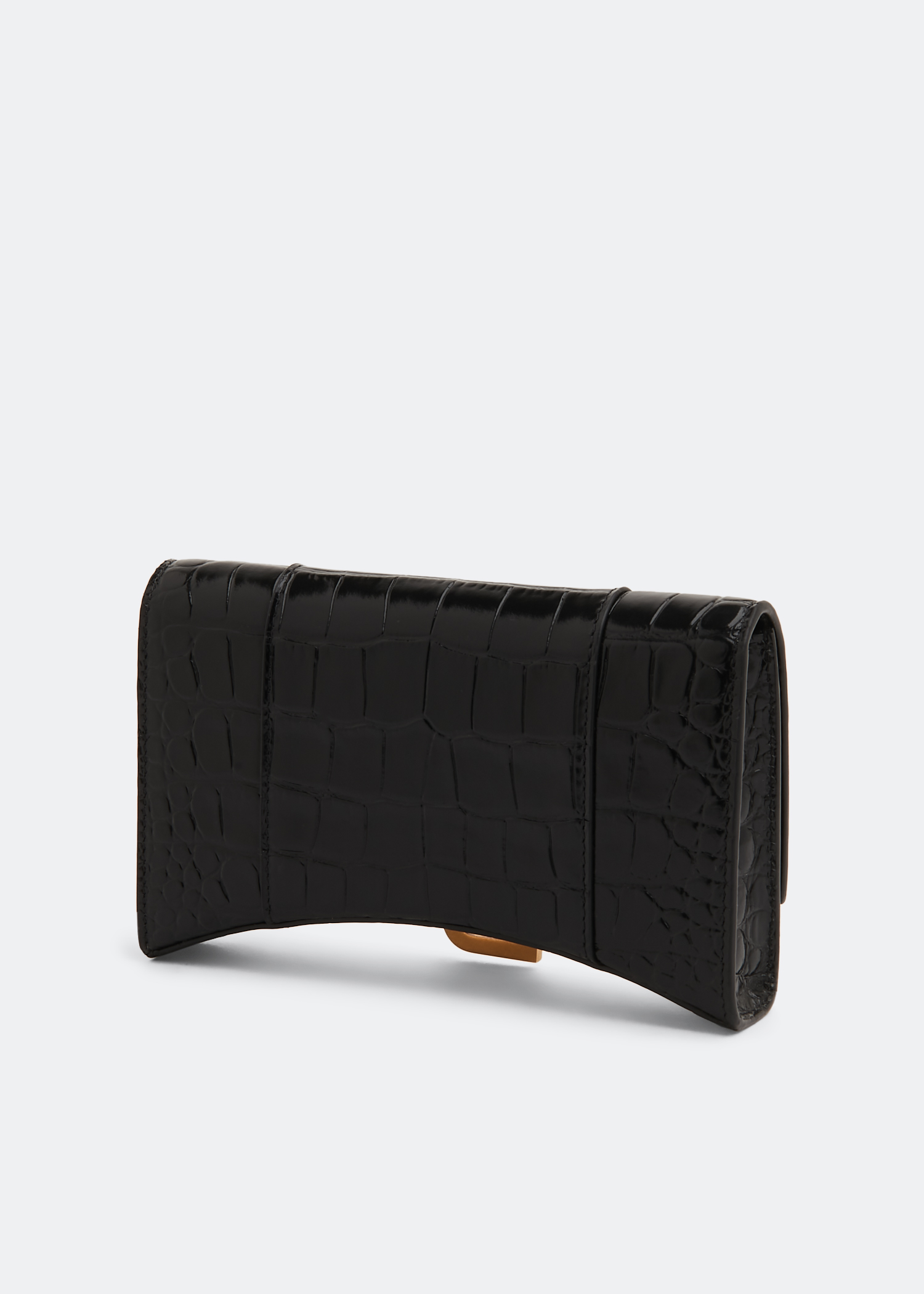 

Hourglass chain wallet, Black