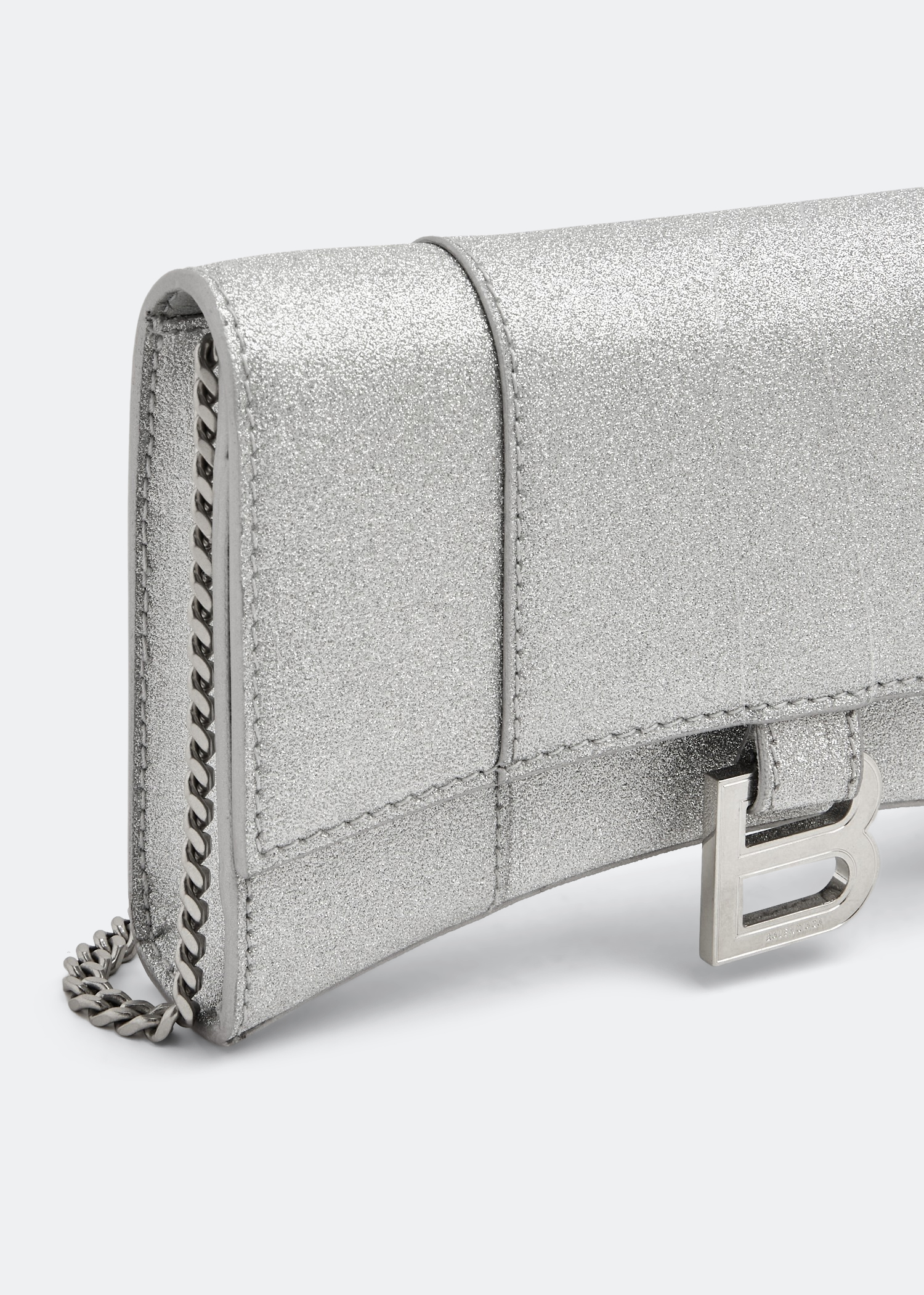 

Hourglass XS chain wallet, Silver