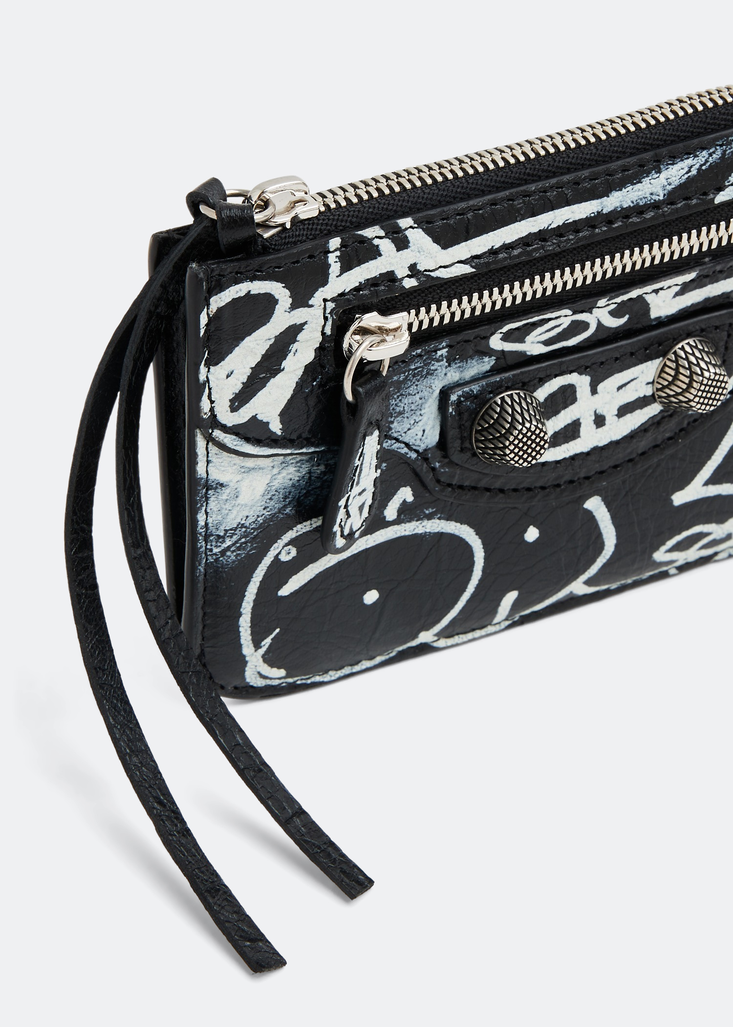 

Le Cagole long coin and card holder, Black
