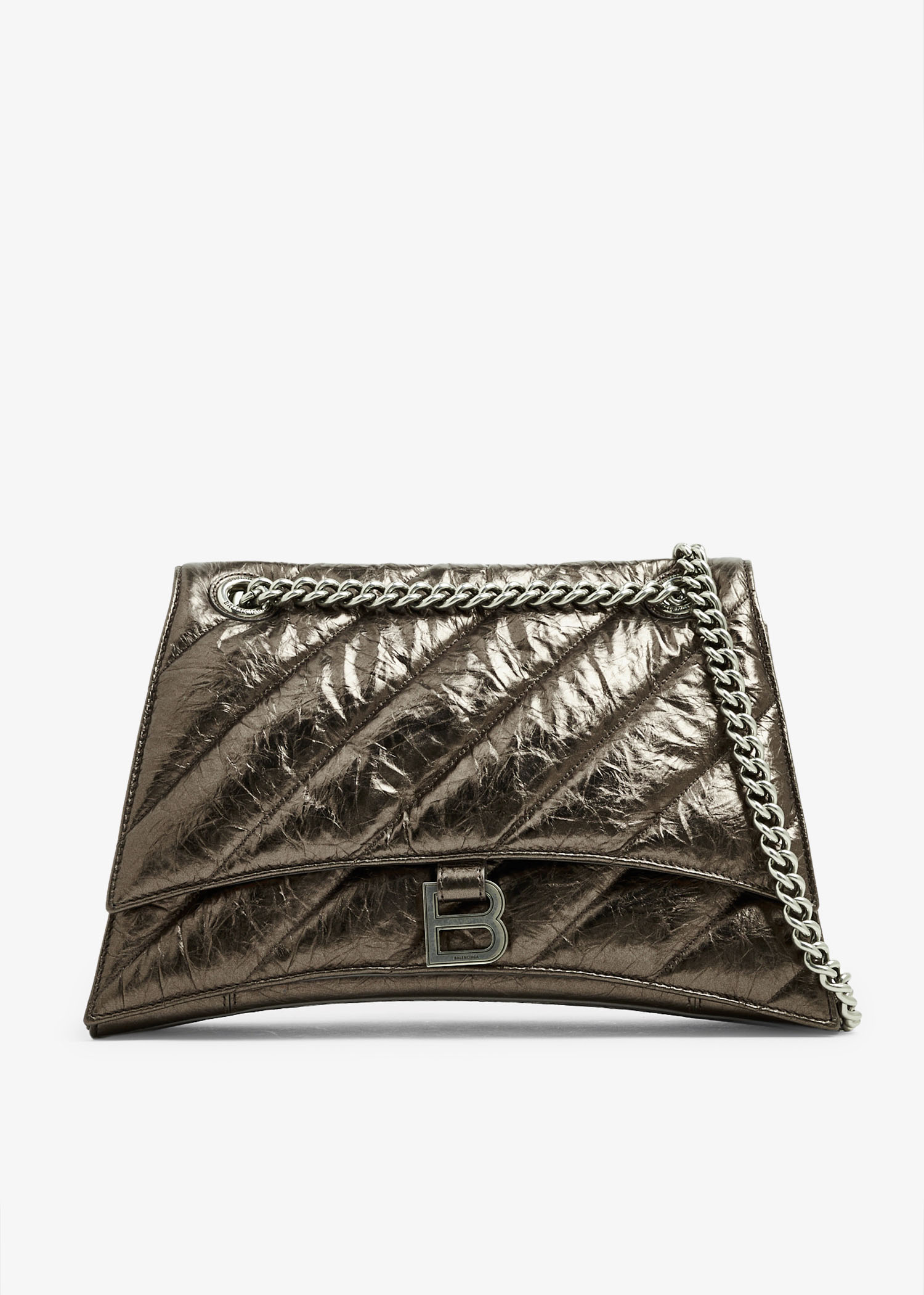 

Crush medium chain bag, Metallic