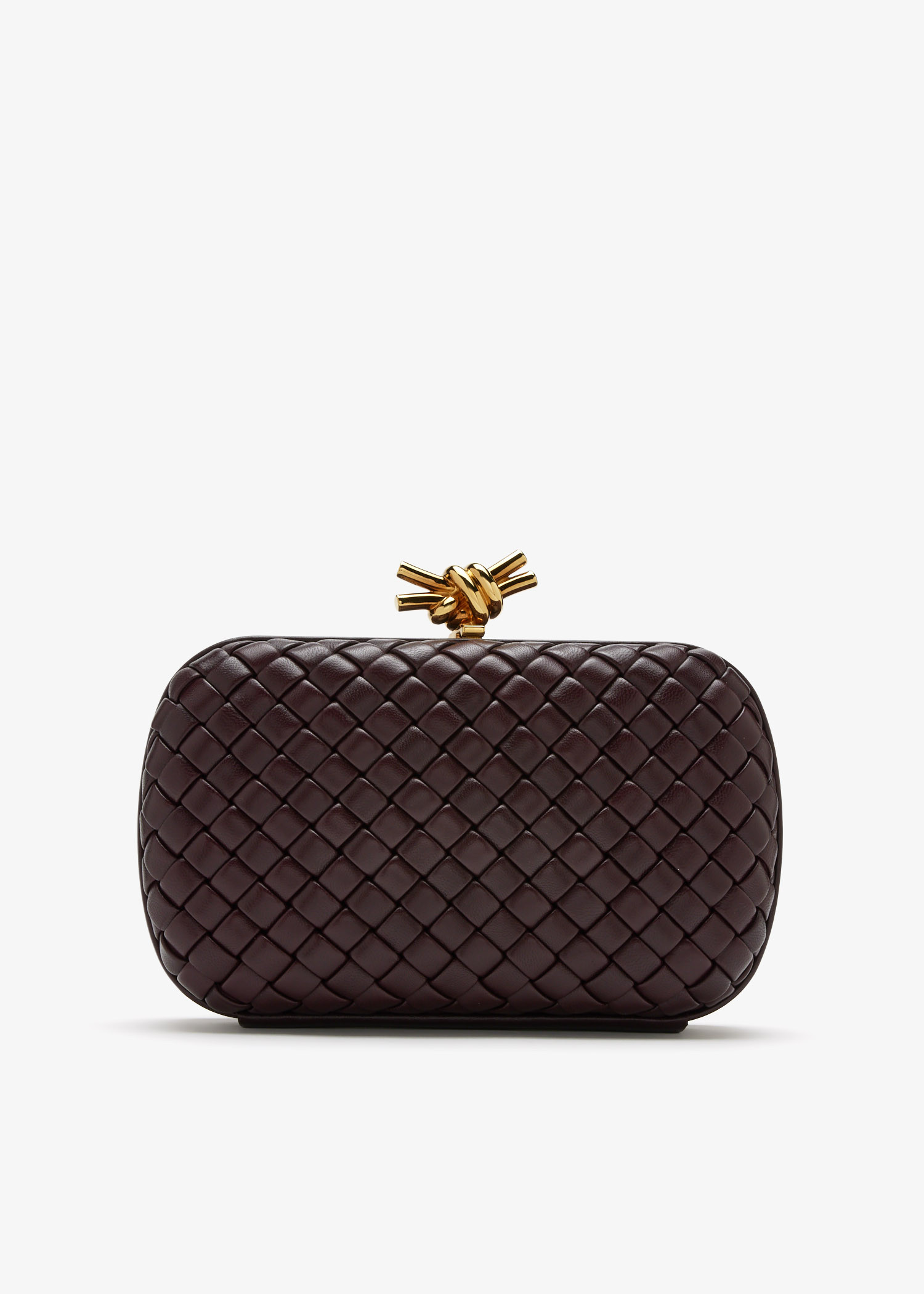 

Knot clutch, Burgundy