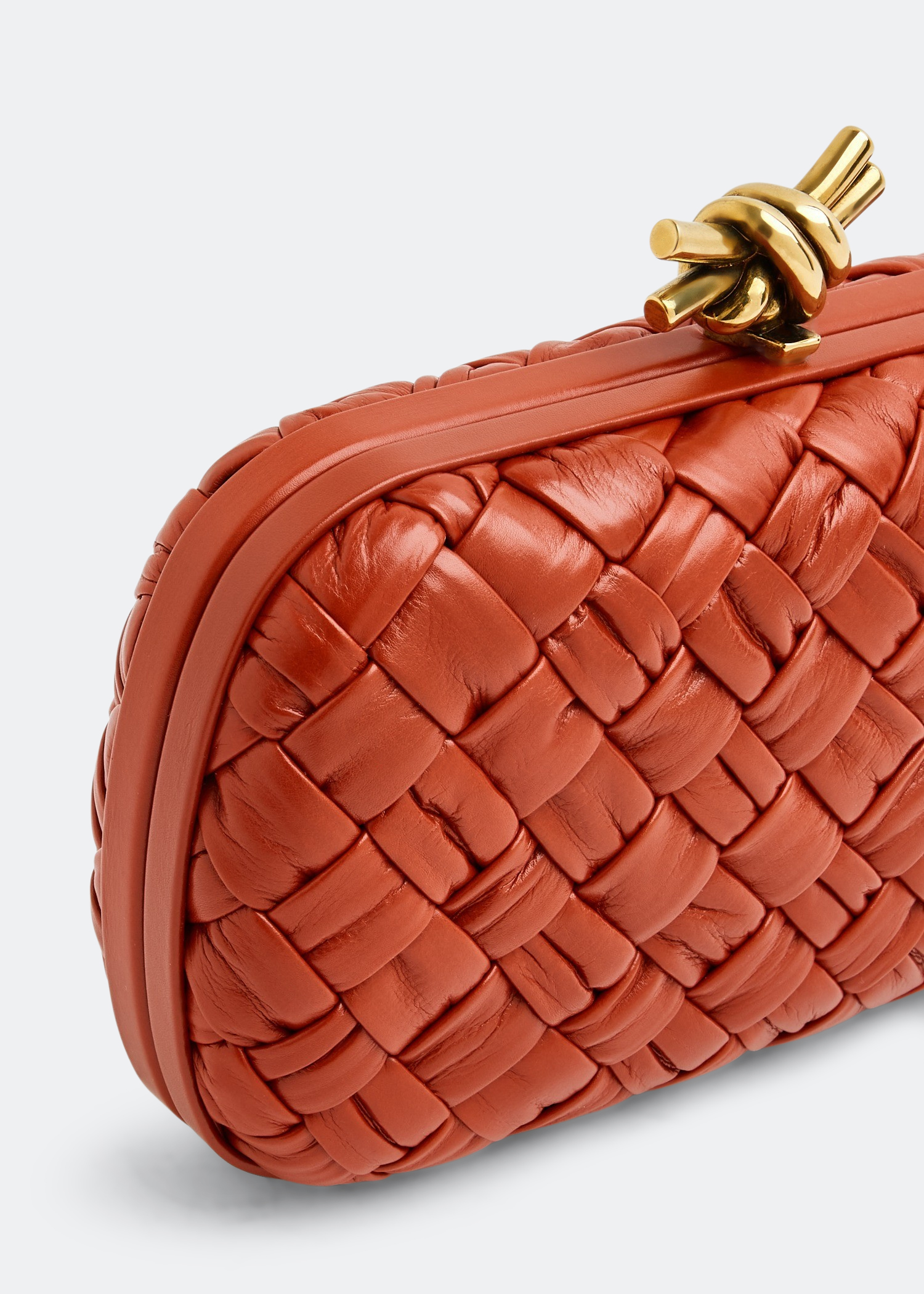 

Knot Minaudiere clutch, Orange