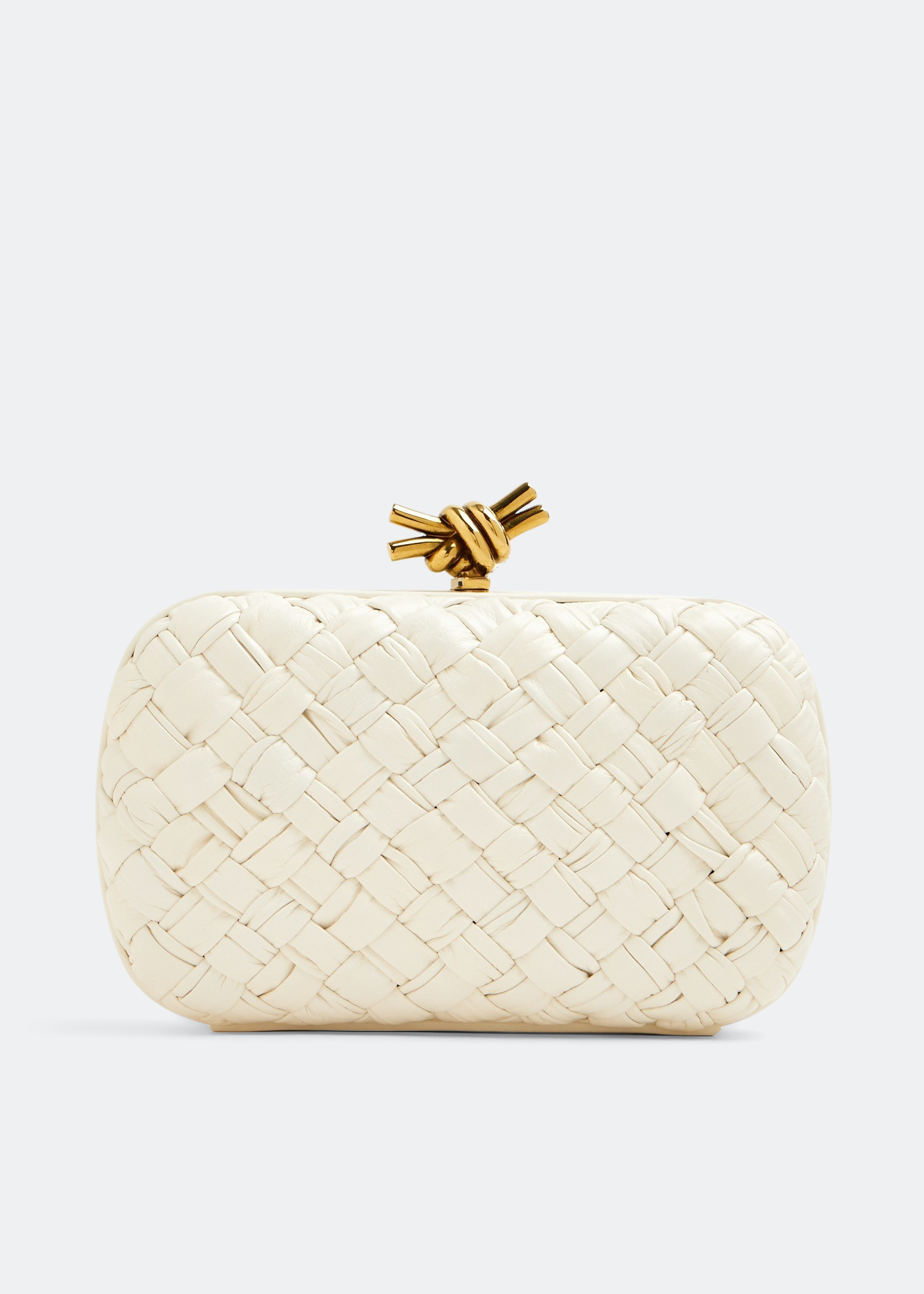

Knot Minaudiere clutch, White