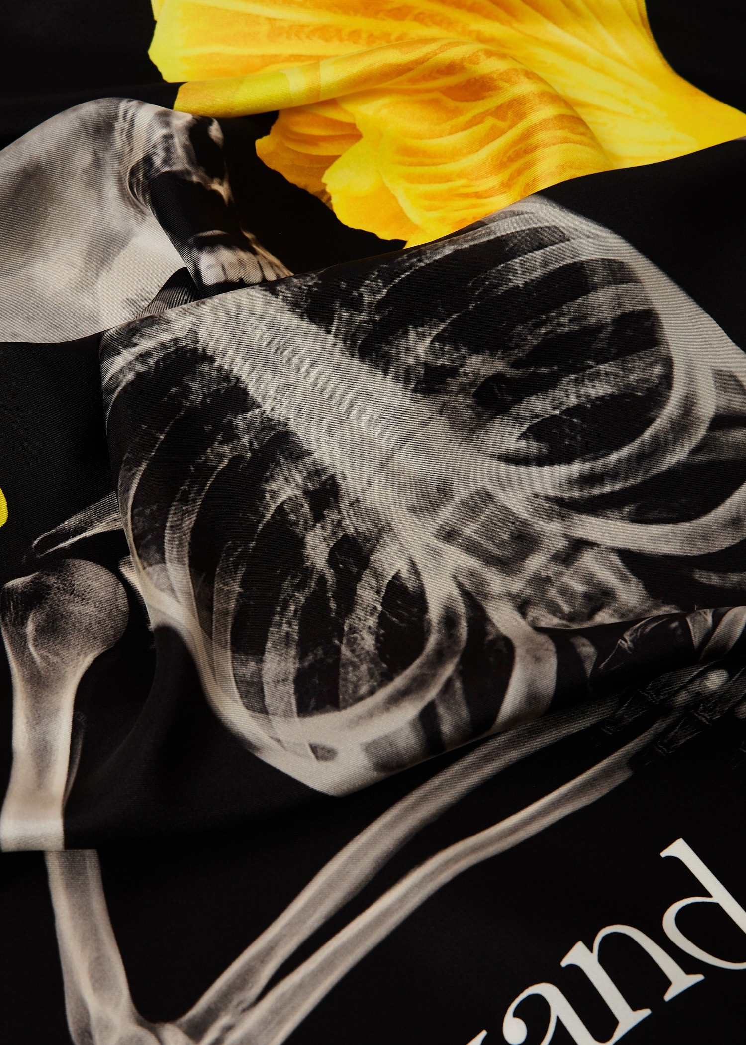 

Mushroom Skeleton foulard, Black