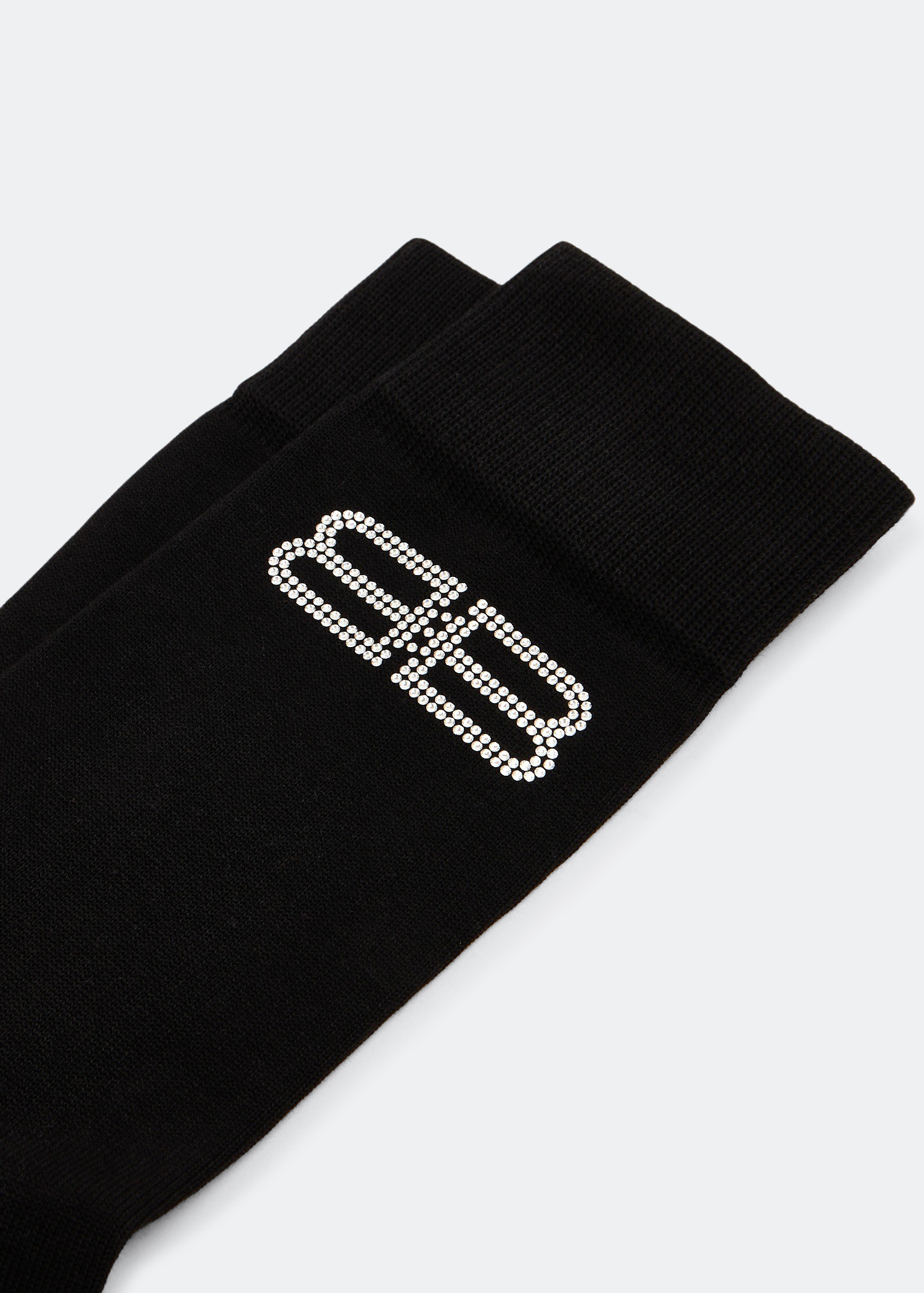 

BB Monogram socks, Black