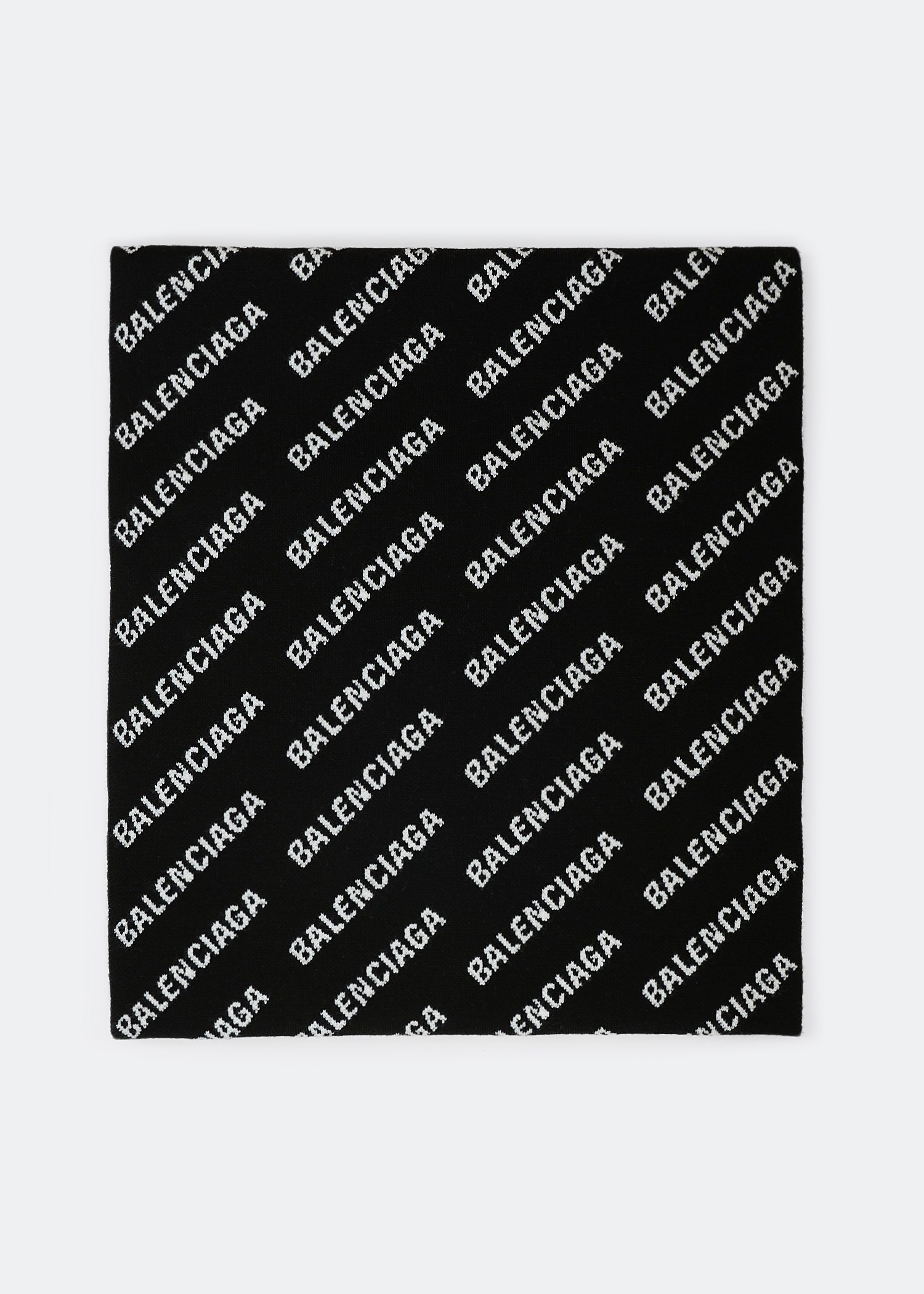 Balenciaga Allover Logo scarf for Women - White in UAE Balenciaga Allover Logo scarf for Women - White in UAE