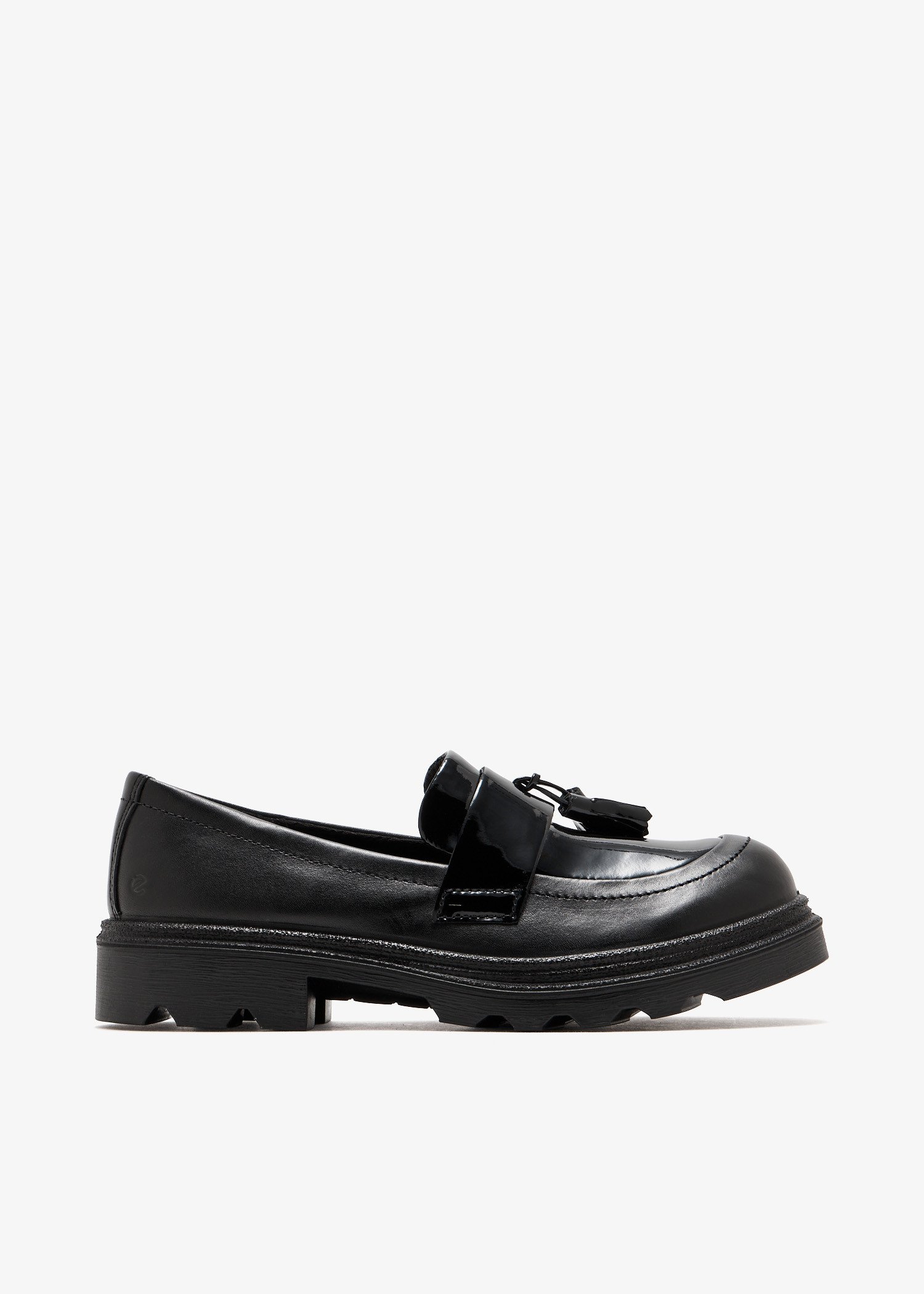 

Grainer K tassel loafers, Black