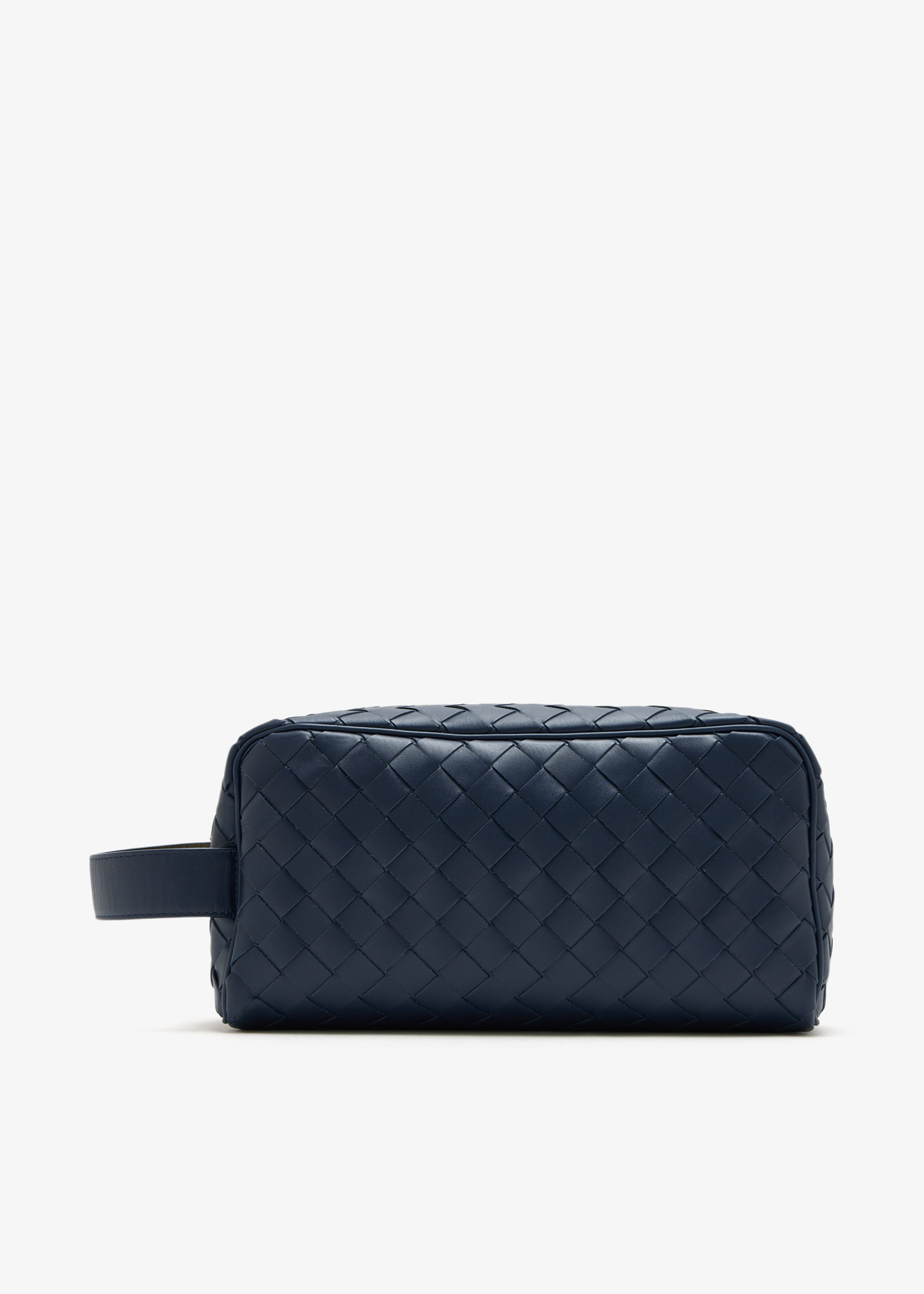

Intrecciato travel pouch, Navy