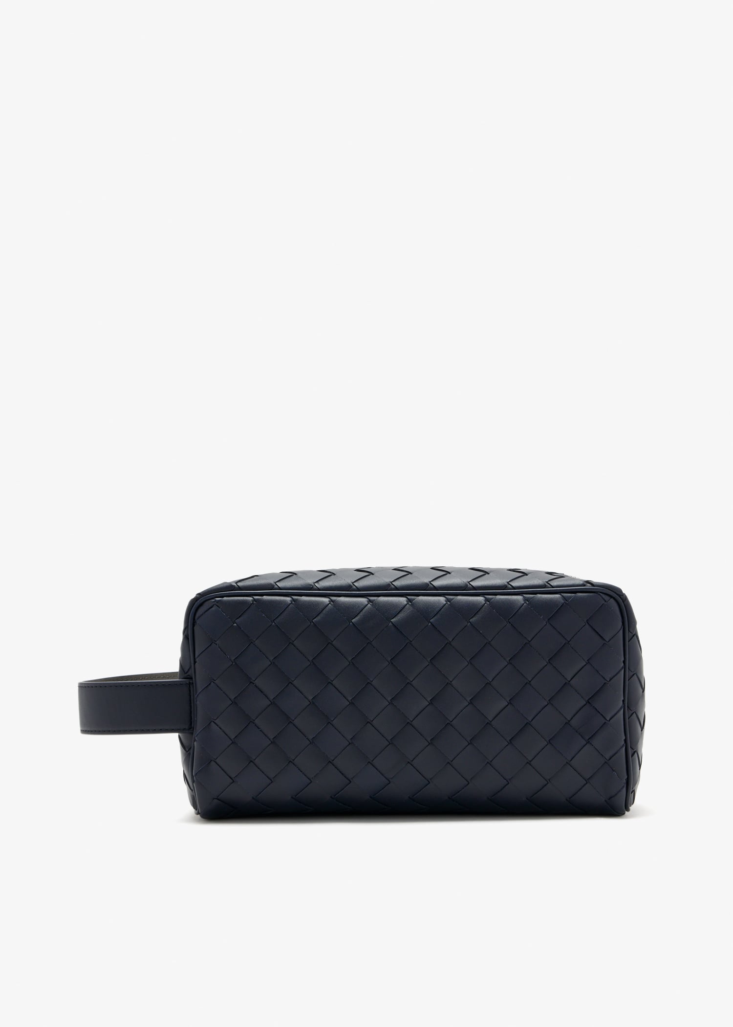 

Intrecciato travel pouch, Navy