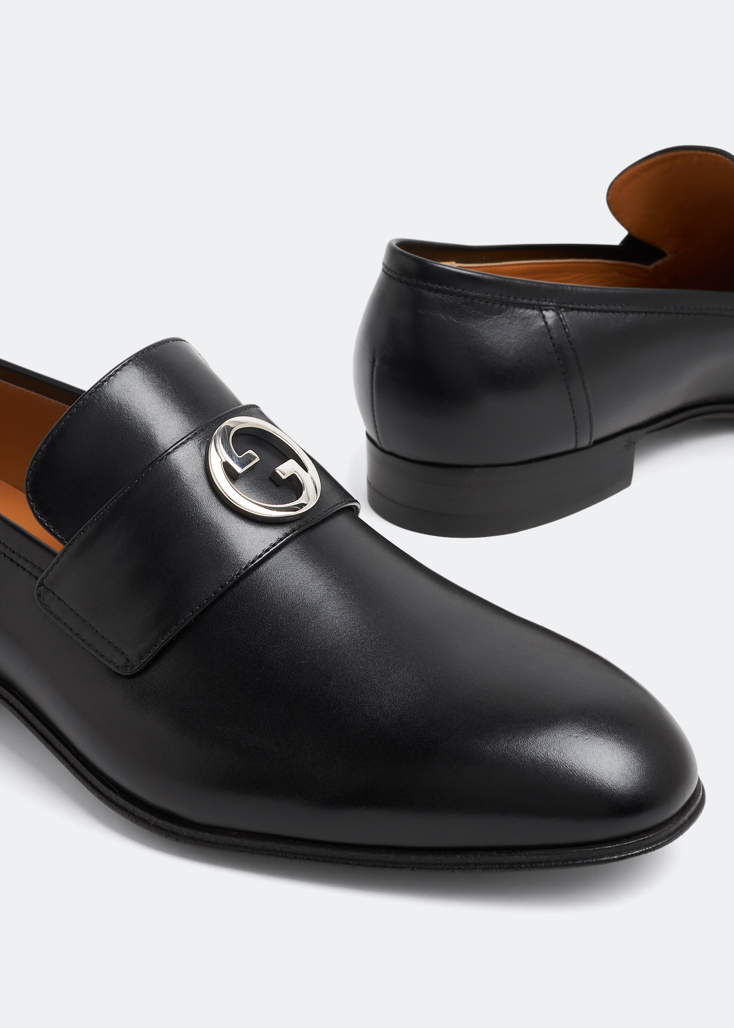 

Interlocking G loafers, Black