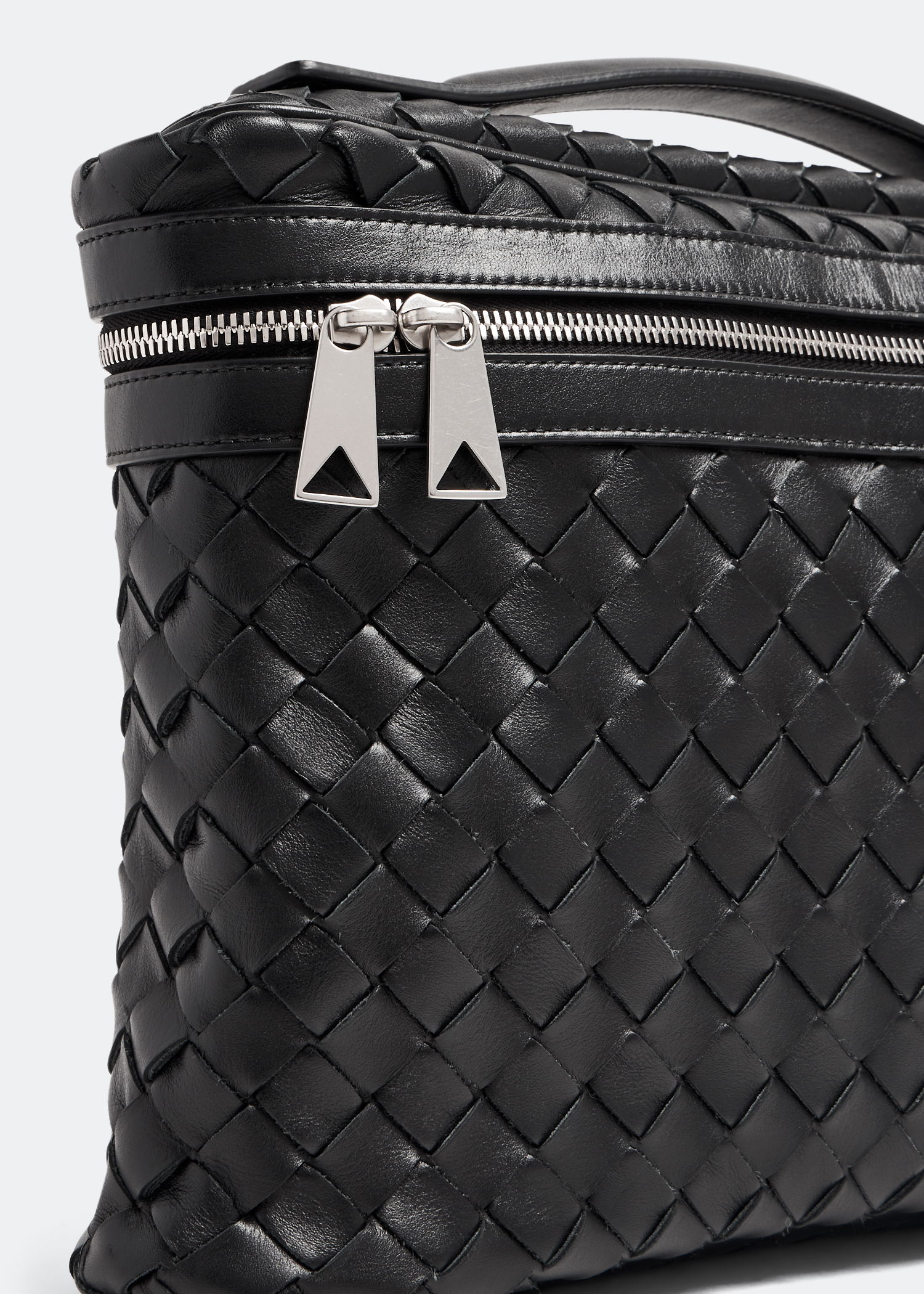 

Intrecciato document holder, Black