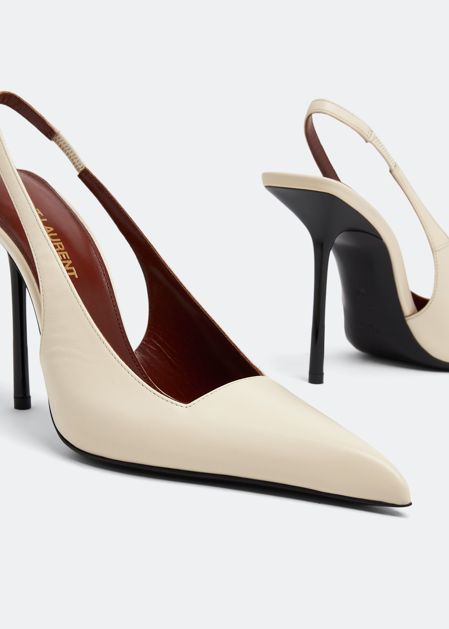 

Kiss slingback pumps, White