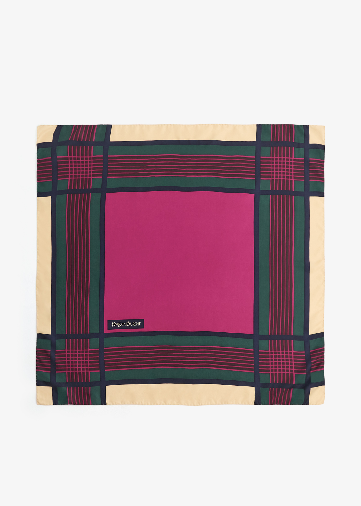 

Printed silk twill scarf