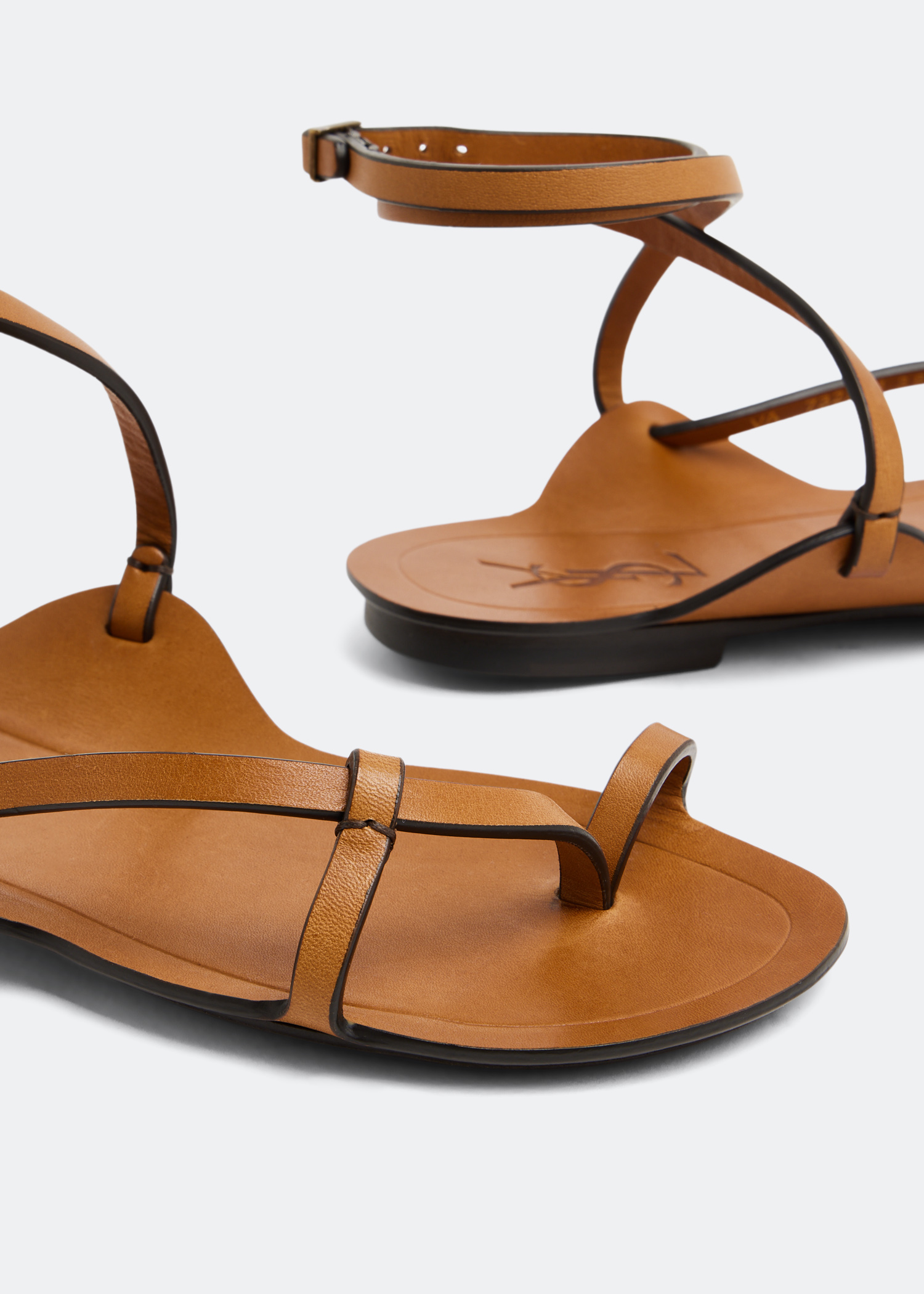 

Isla flat sandals, Brown