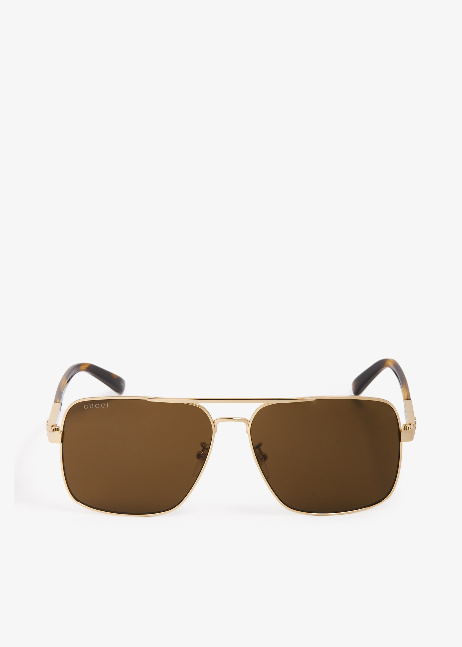 

Navigator-frame sunglasses, Gold