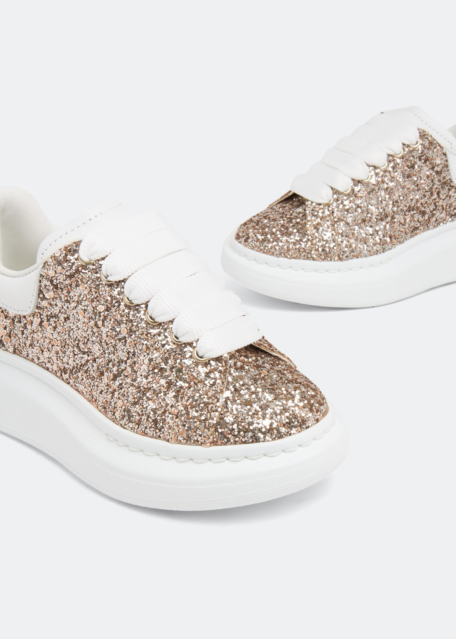 McQueen Oversized sneakers for Girl - Gold in UAE | Level Shoes