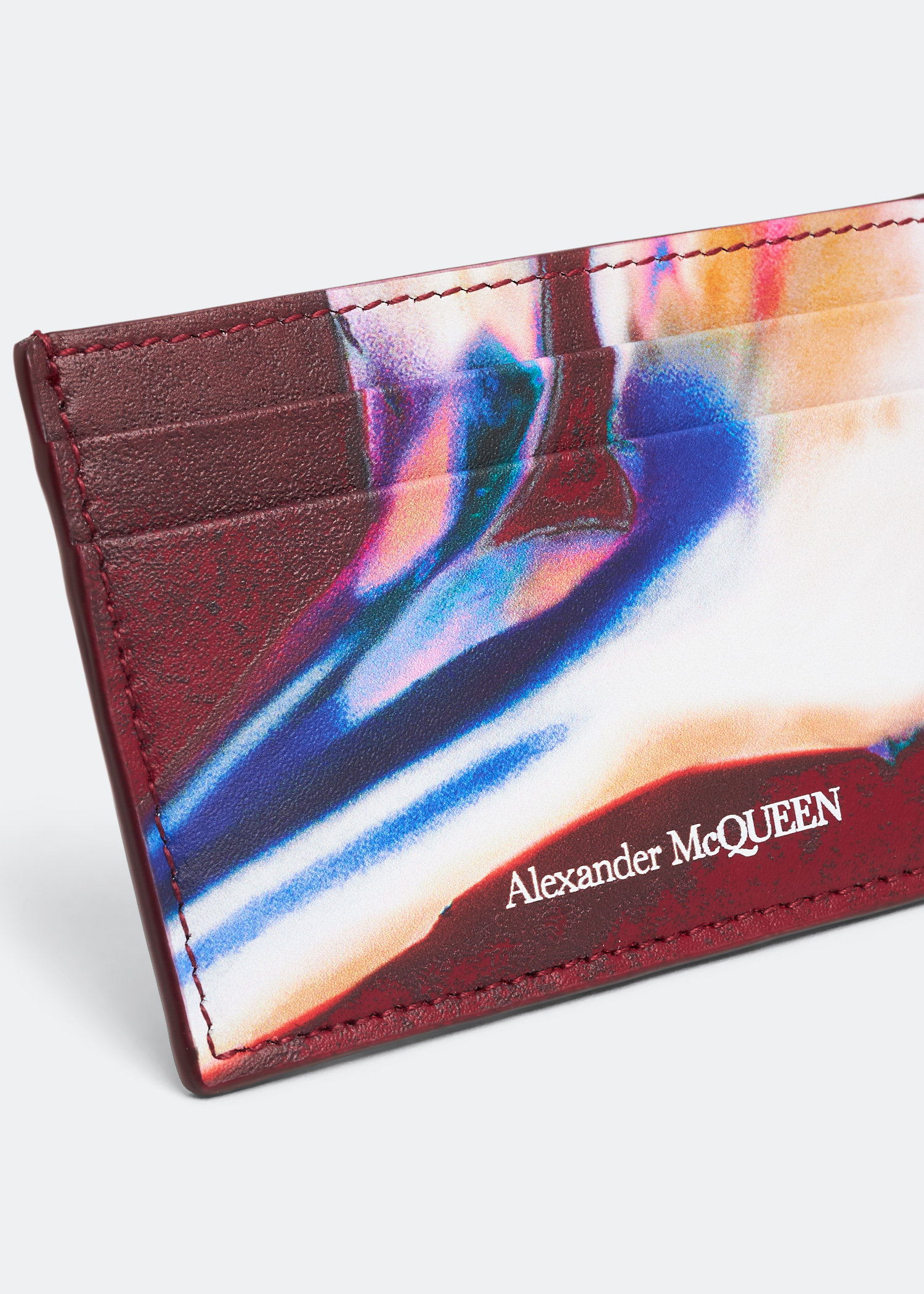 

Leather cardholder, Red