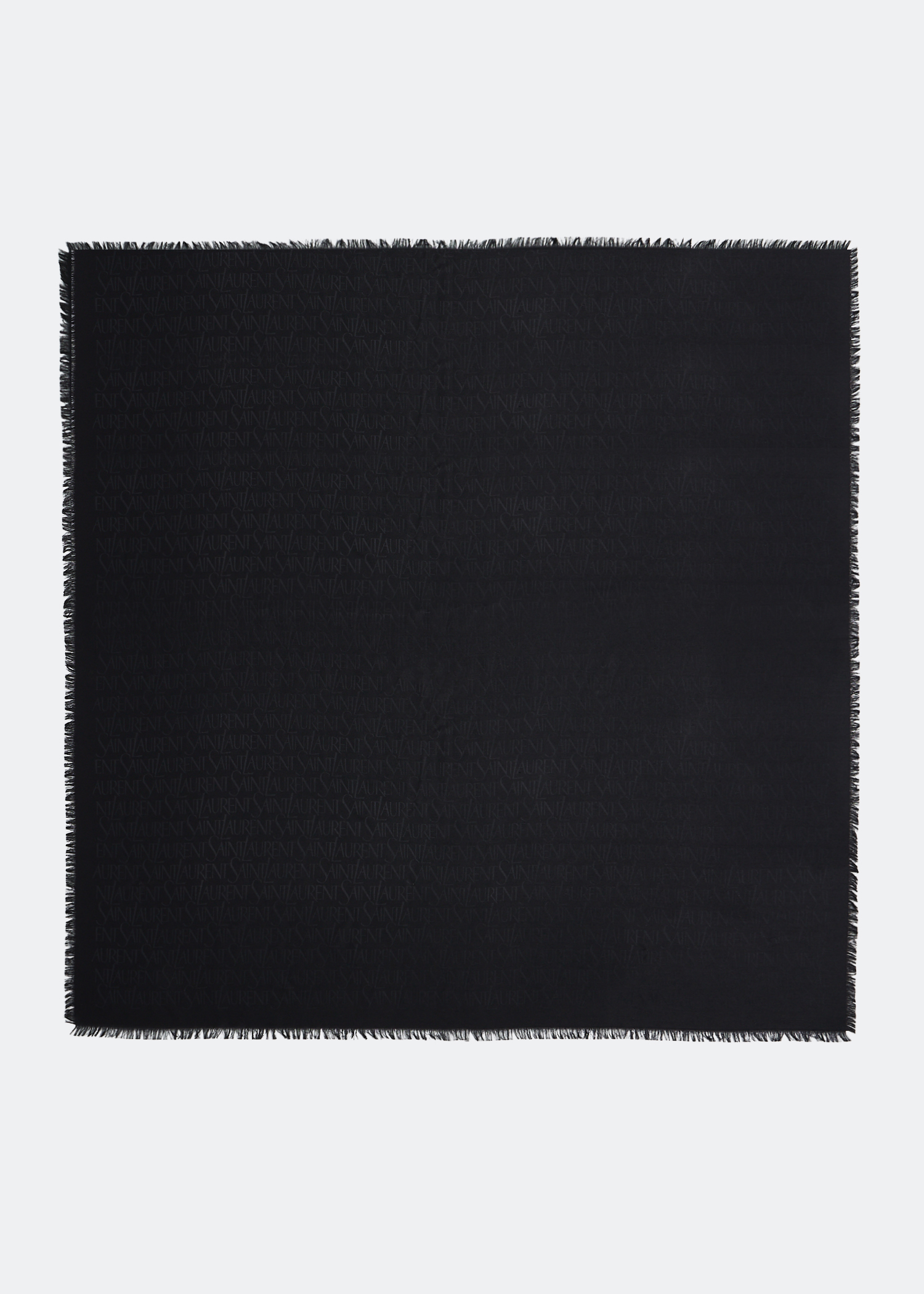 

Large logo square scarf, Black
