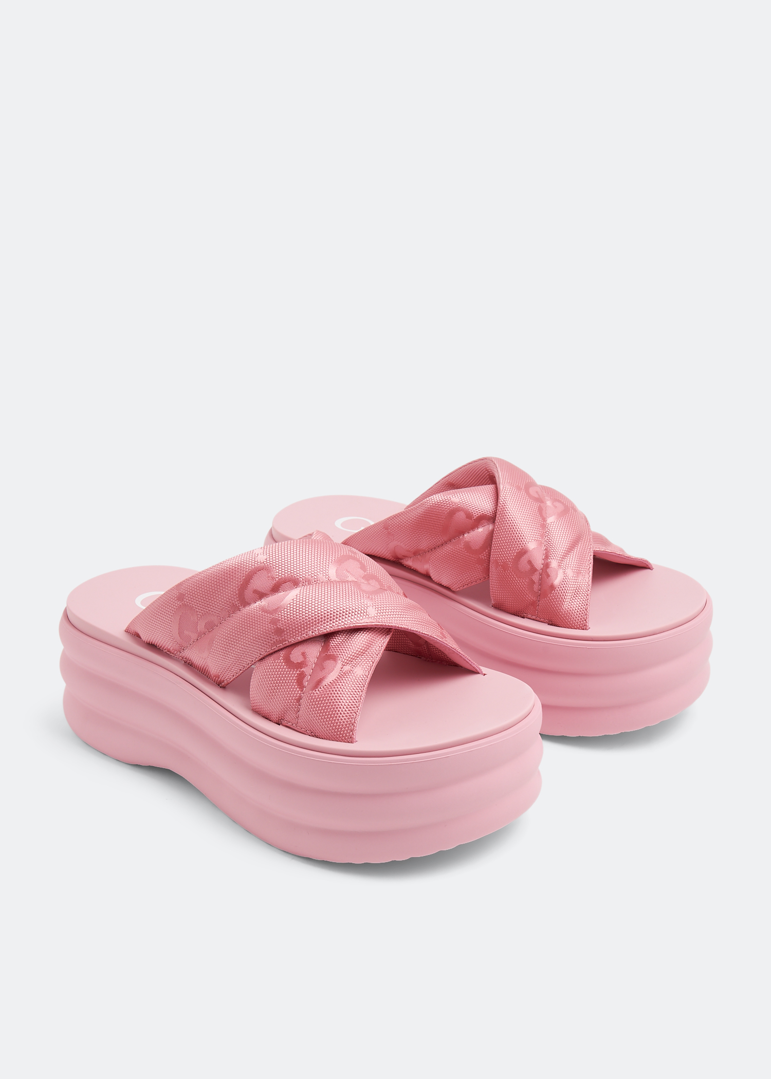 Gucci GG platform slide sandals for Women Pink in UAE Level Shoes