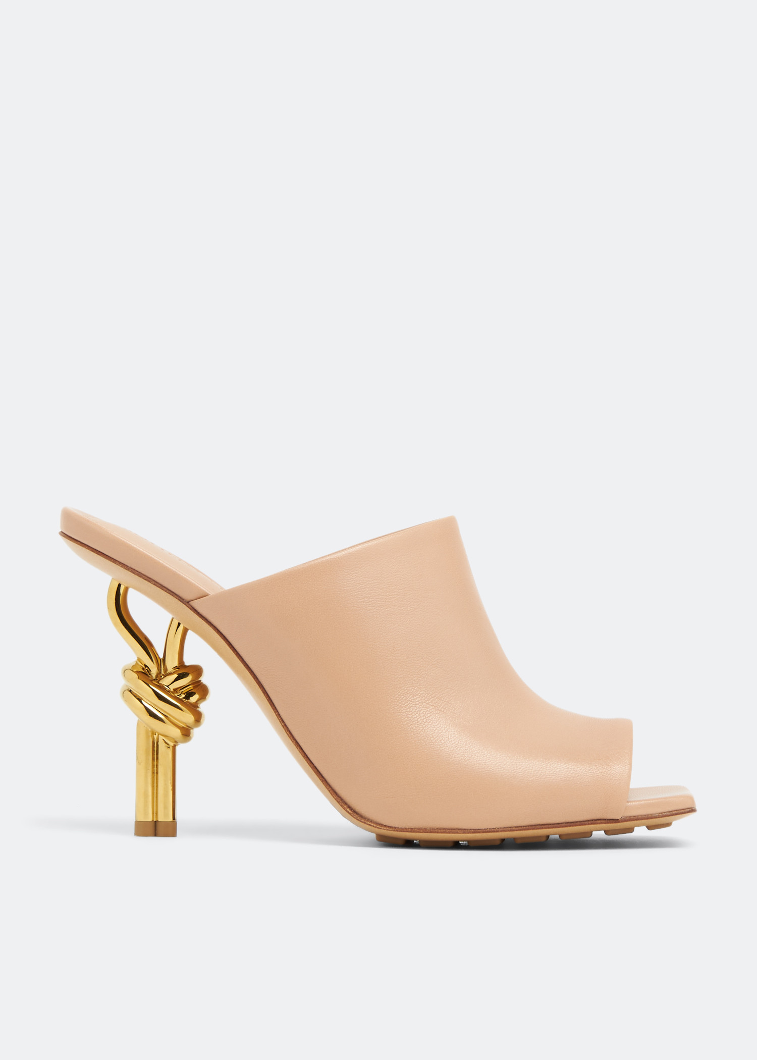 

Knot mules, Beige