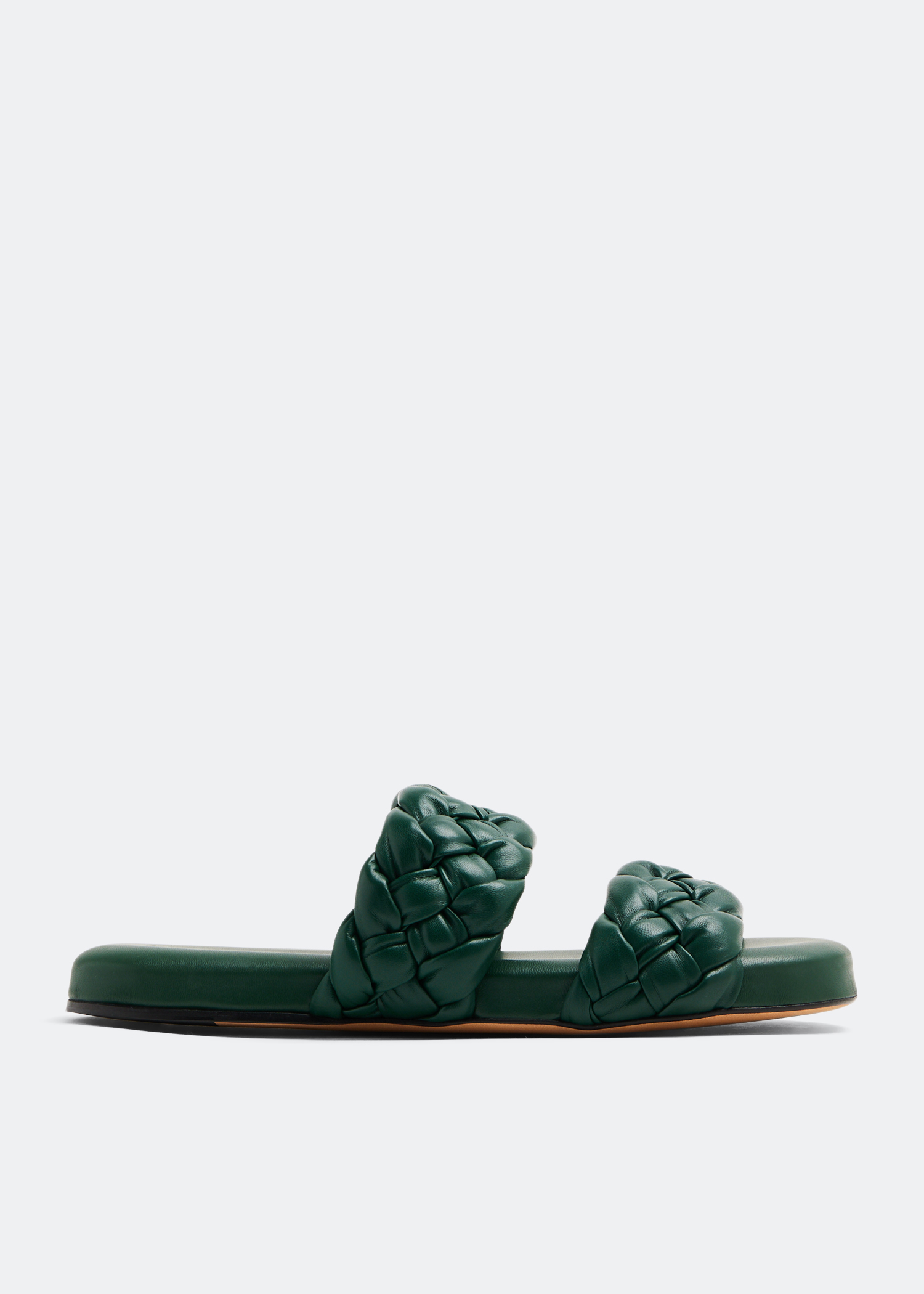 

Foulard sandals, Green