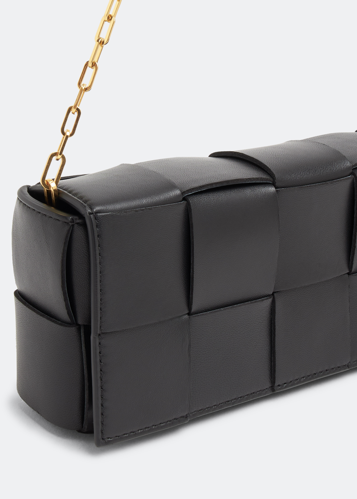 

Cassette chain pouch bag, Black