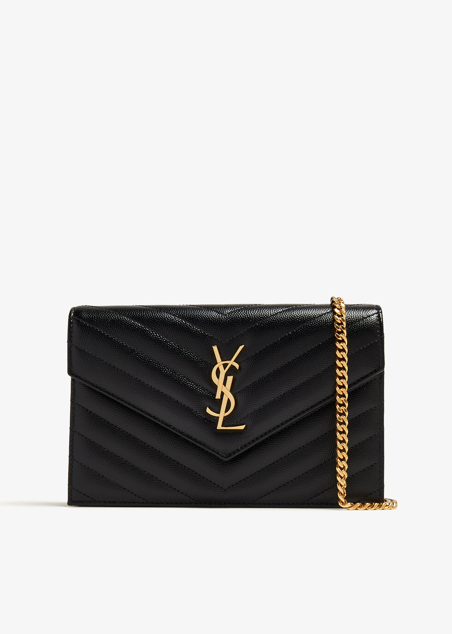 

Cassandre envelope chain wallet, Black