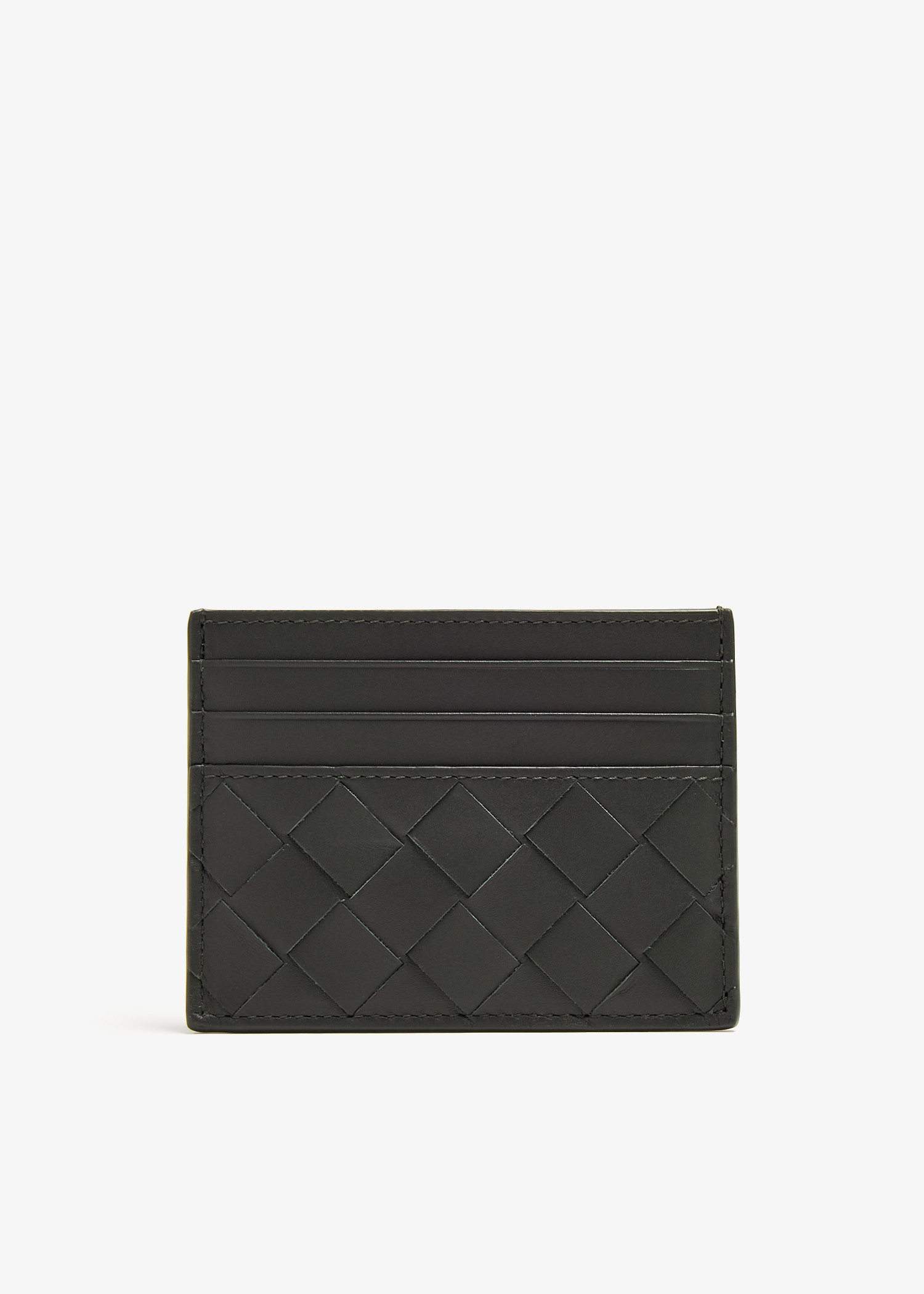

Intrecciato card case, Khaki
