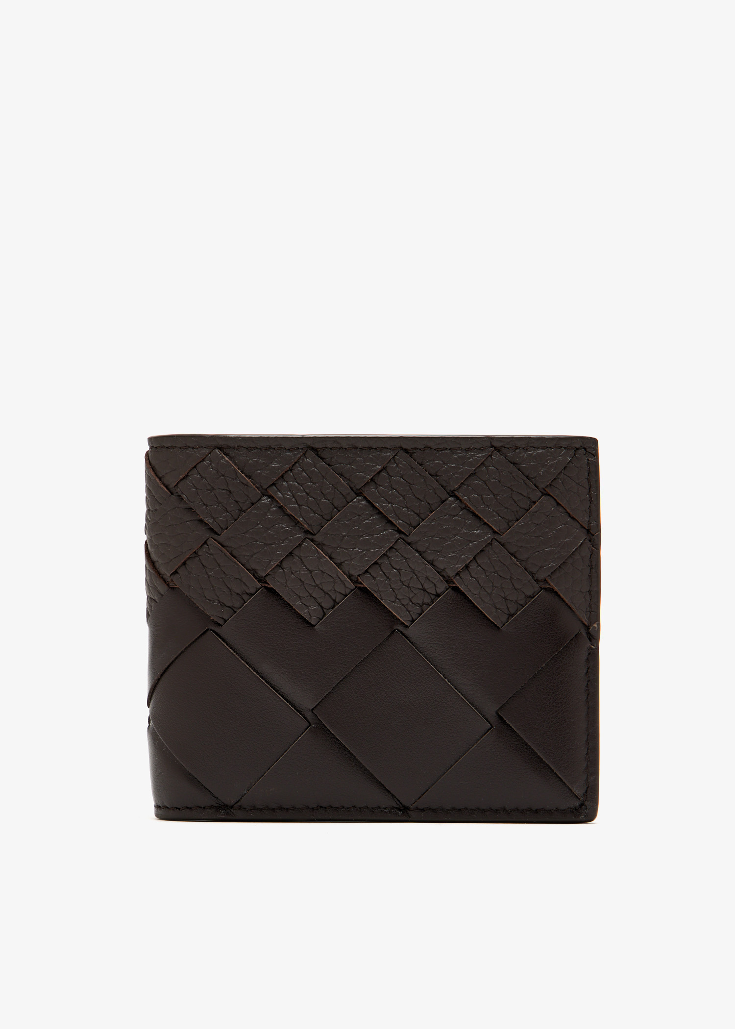 

Intrecciato bi-fold wallet, Brown