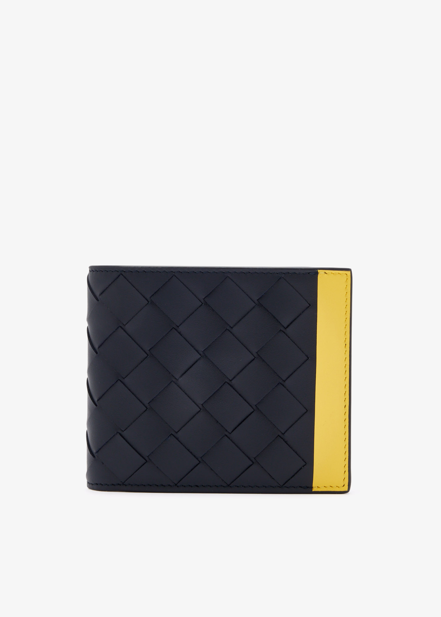 

Intrecciato bi-fold wallet, Navy